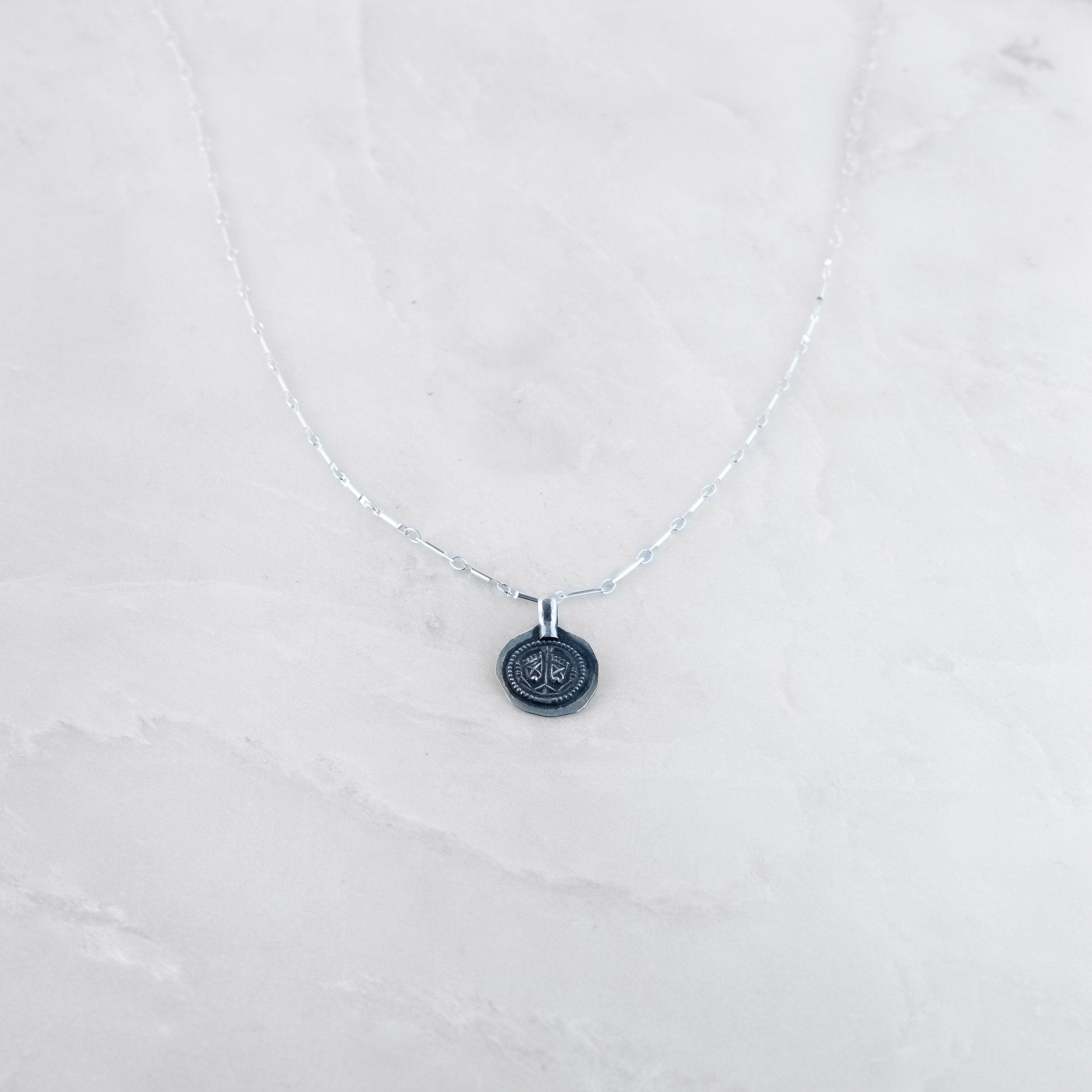 Collier BINDI - Chaine & Talisman Vishnu, Argenté - Roseparo Bijoux