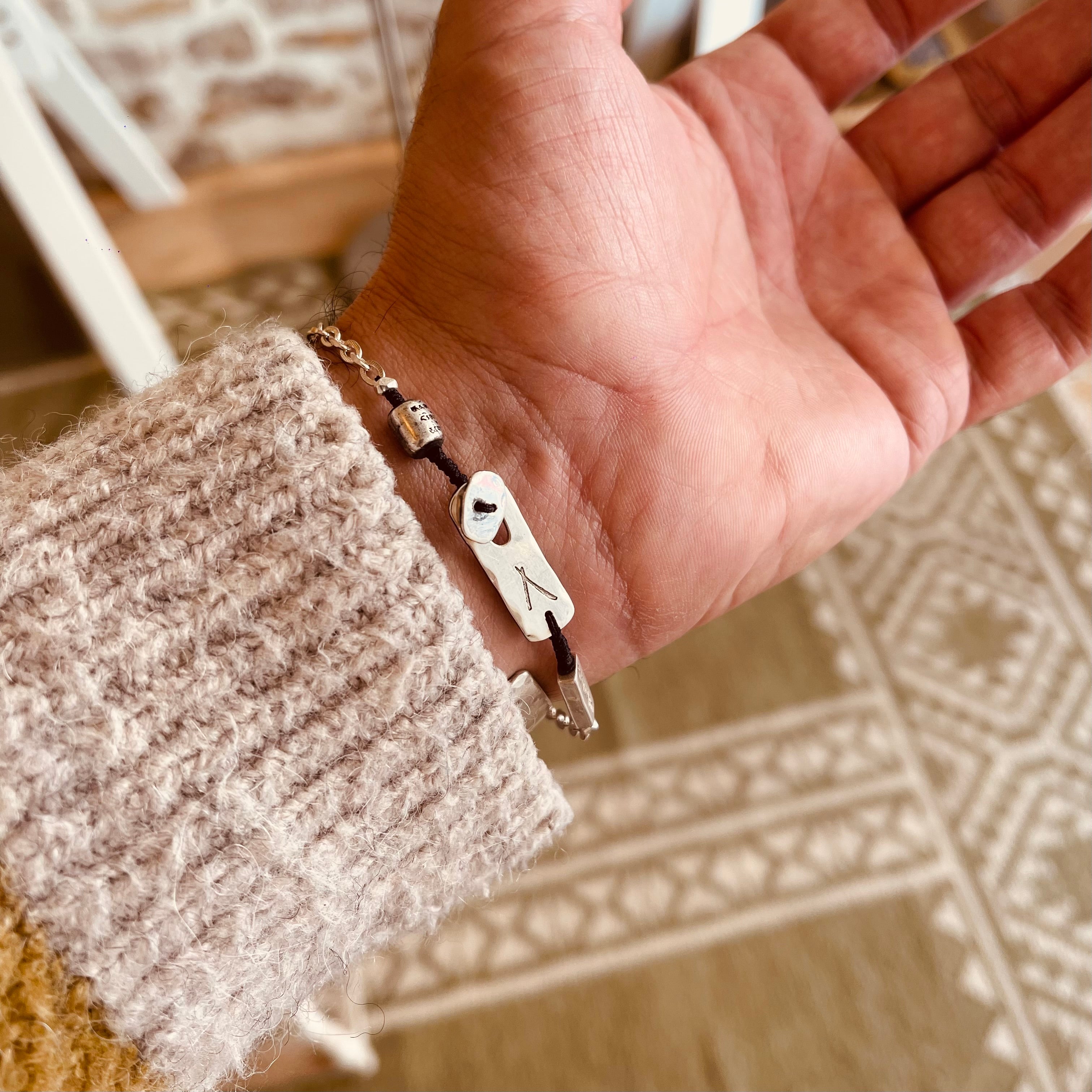 Bracelet Atelier - chaîne argent