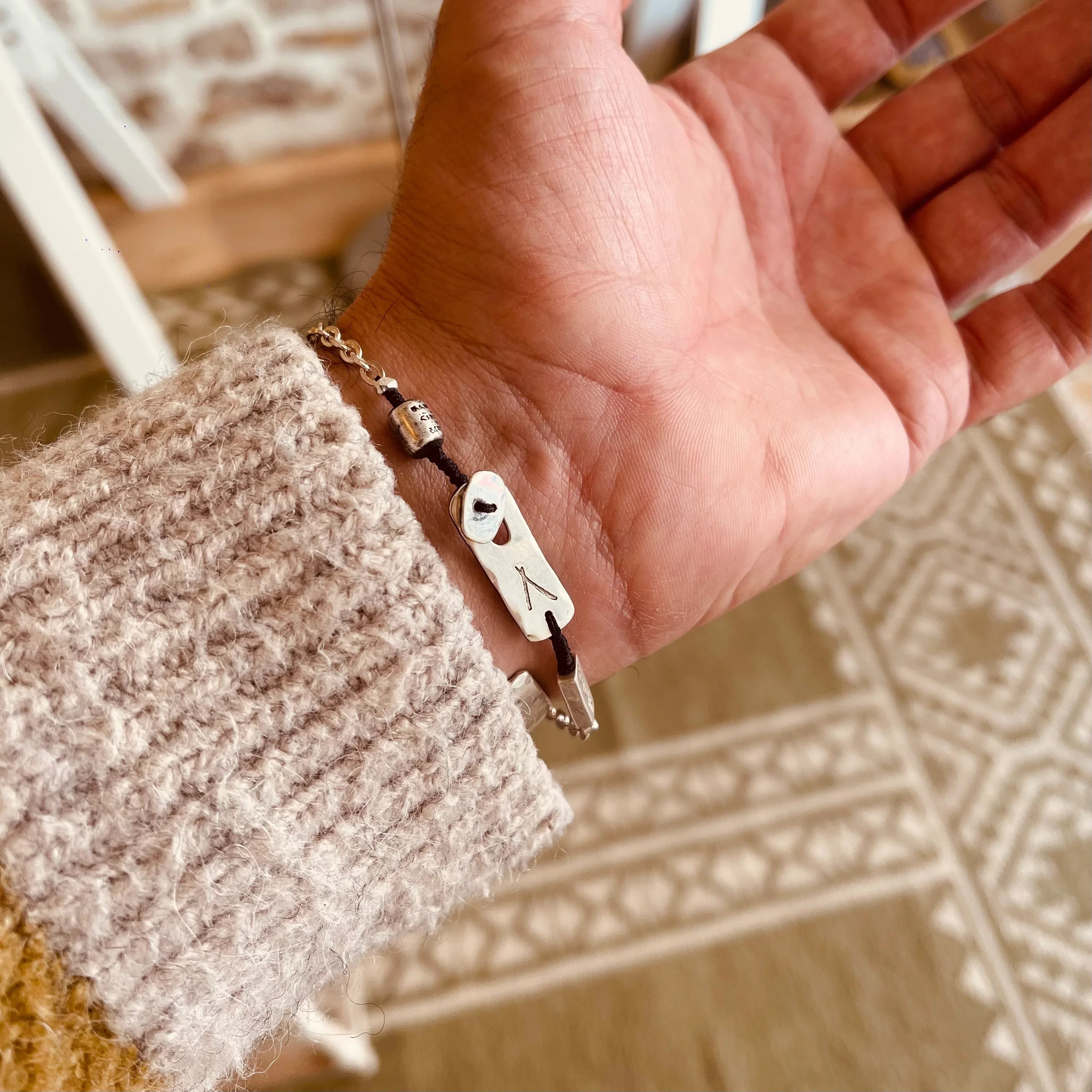 Bracelet Atelier - chaîne argent