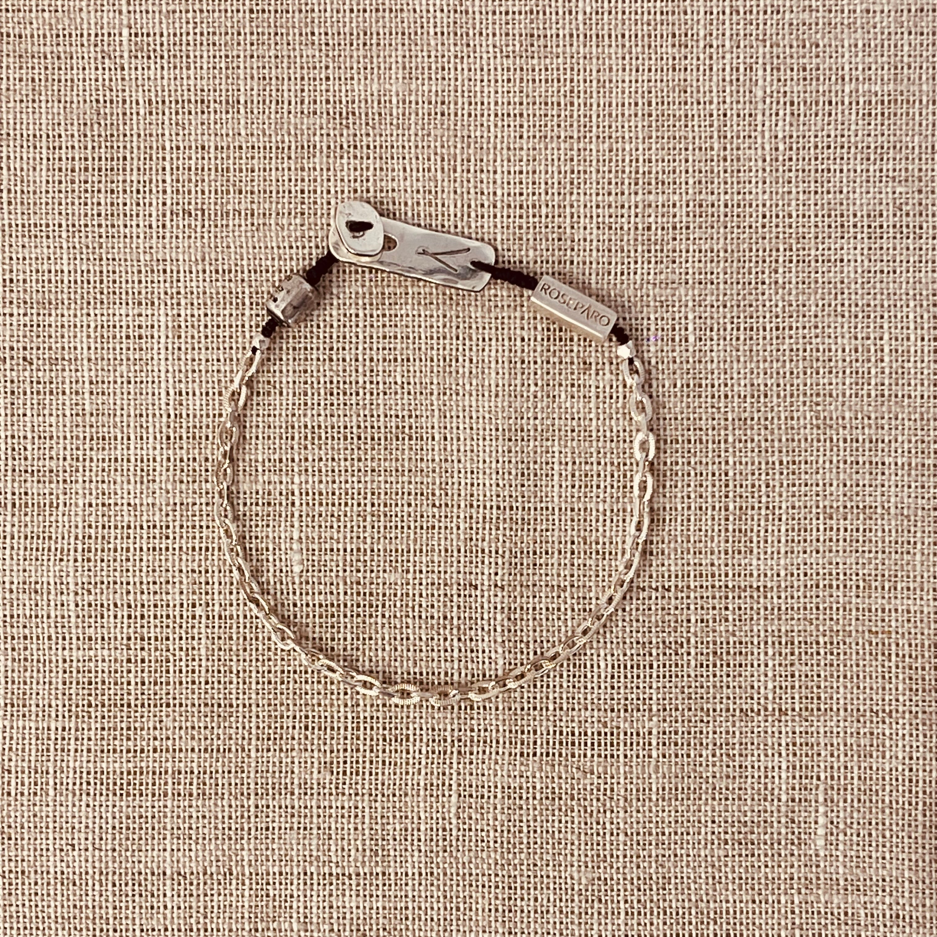 Bracelet Atelier - chaîne argent