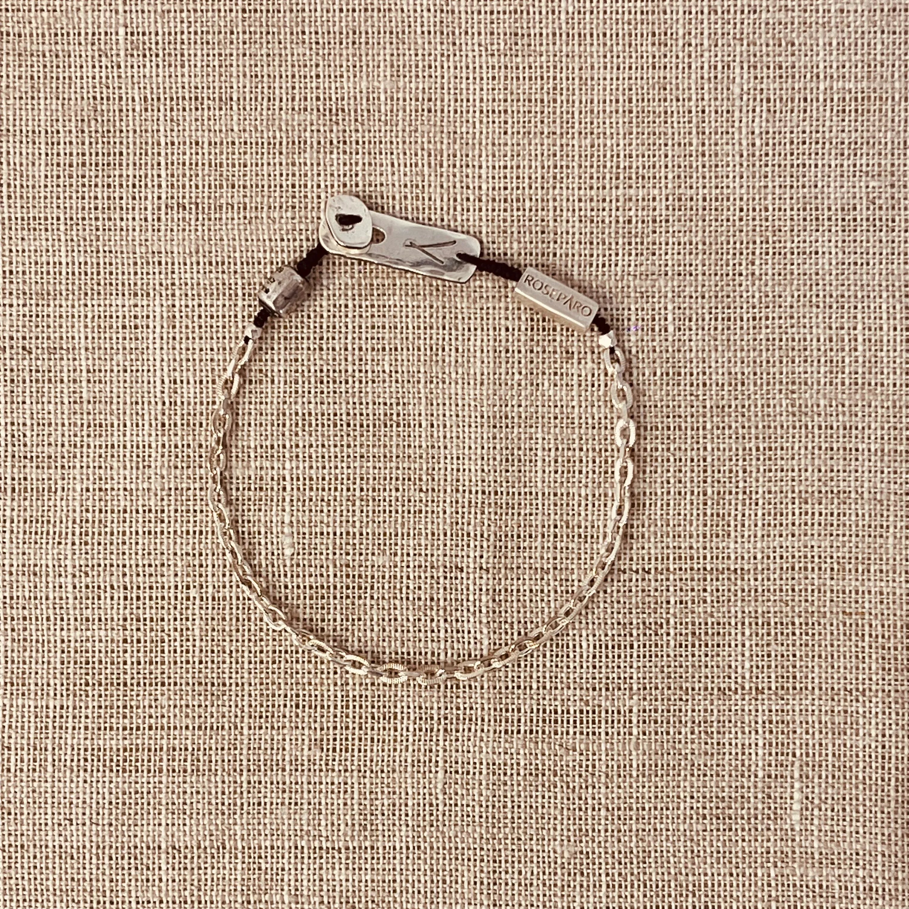 Bracelet Atelier - chaîne argent