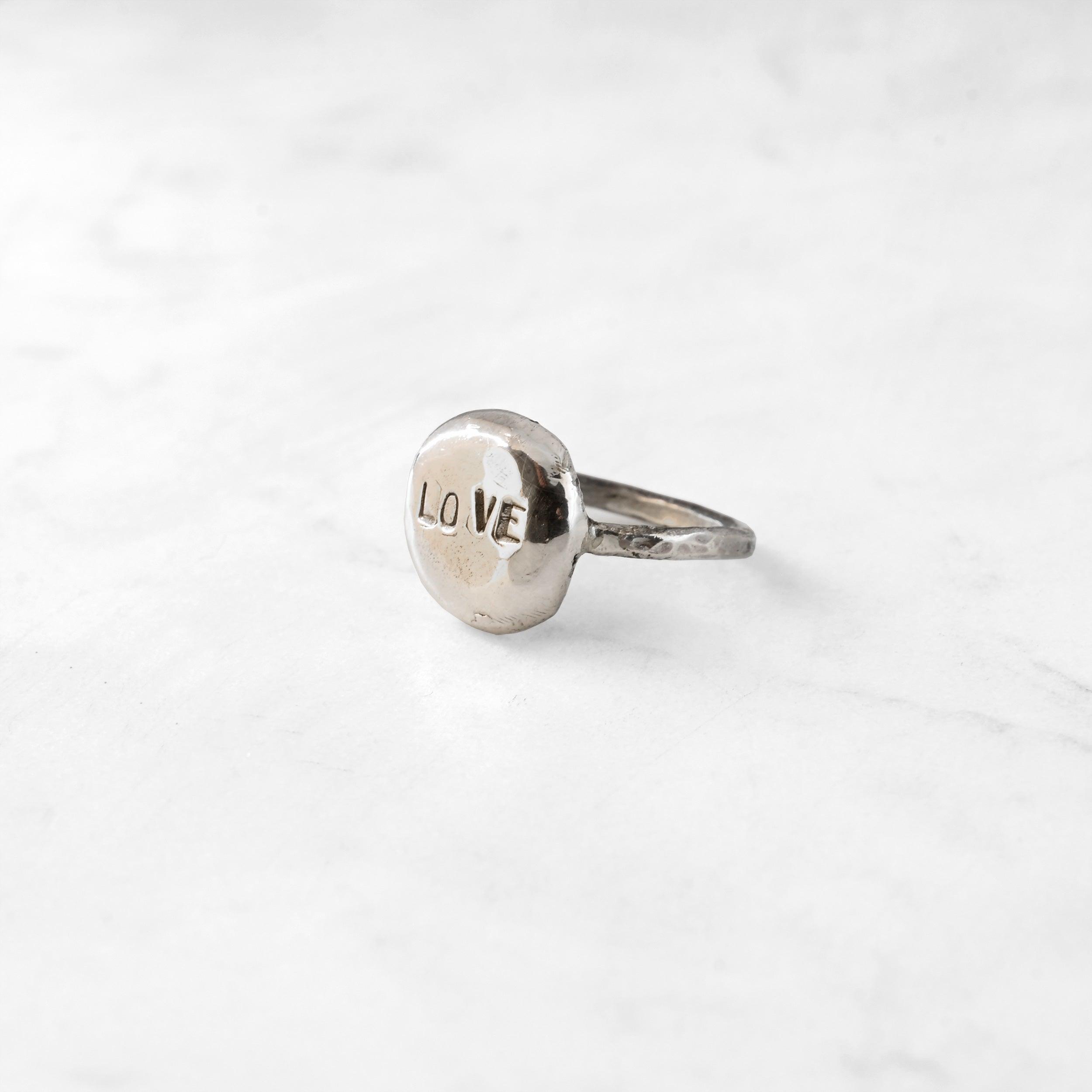 Bague ATELIER - Love sphére, Argenté - Roseparo Bijoux