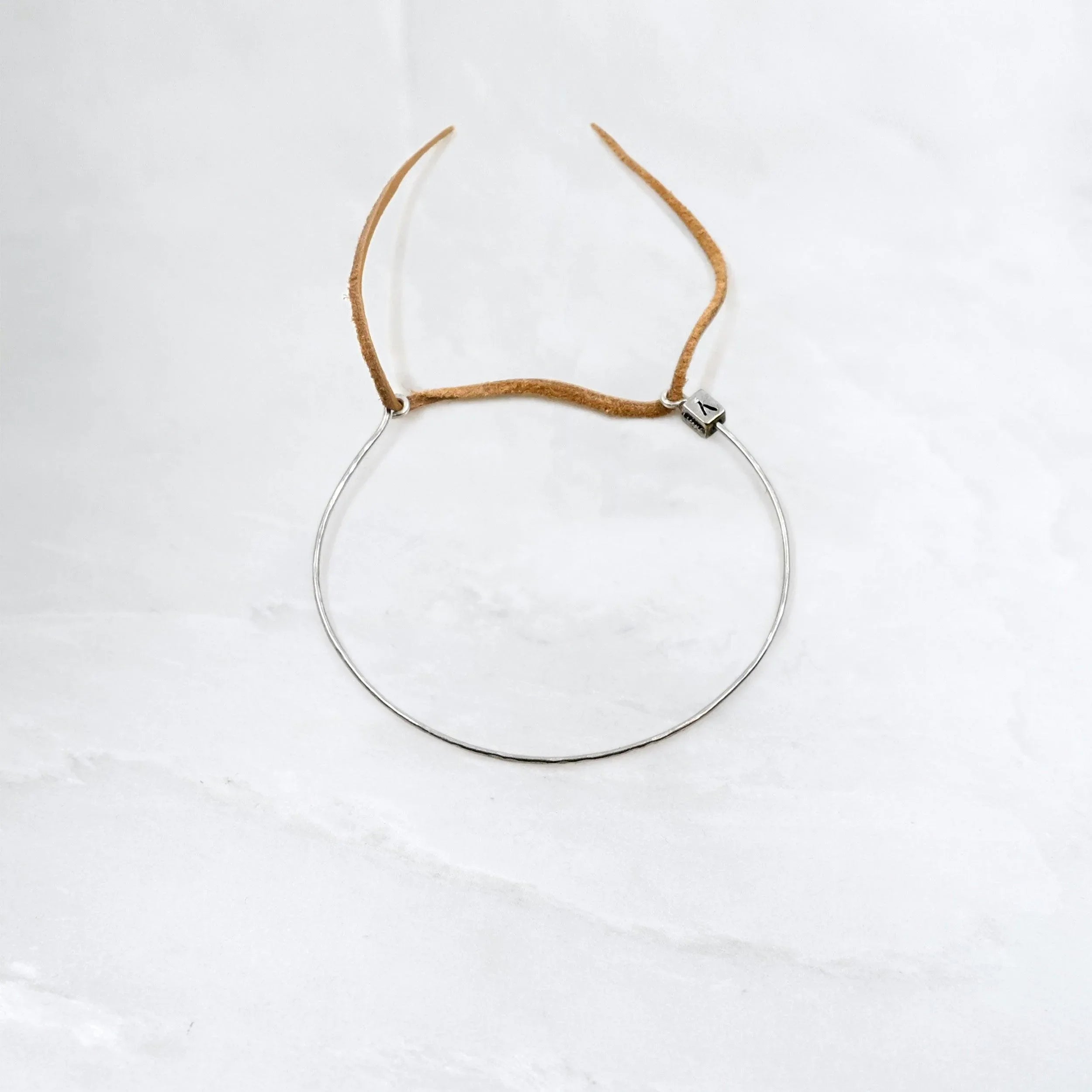 Bracelet ATELIER FIL D'ARGENT - Cuir - Roseparo Bijoux