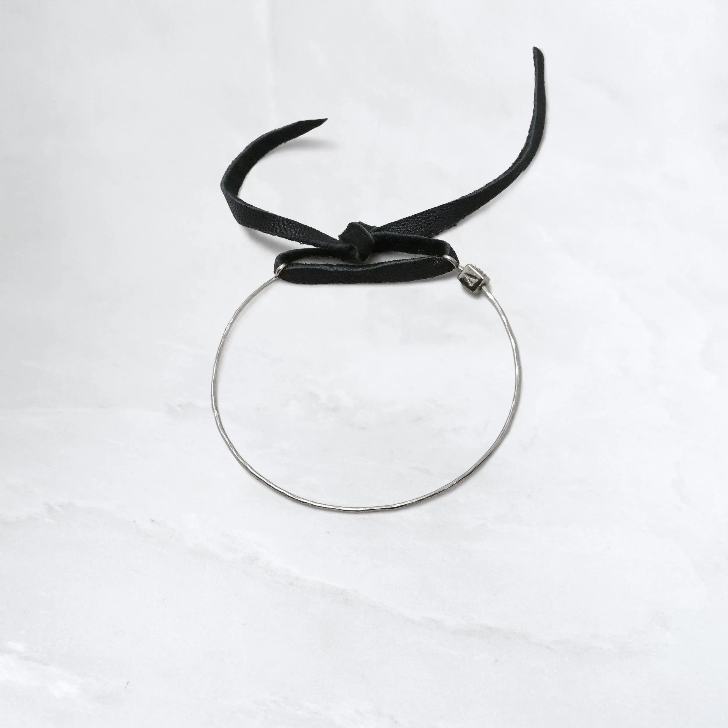 Bracelet ATELIER FIL D'ARGENT - Cuir - Roseparo Bijoux