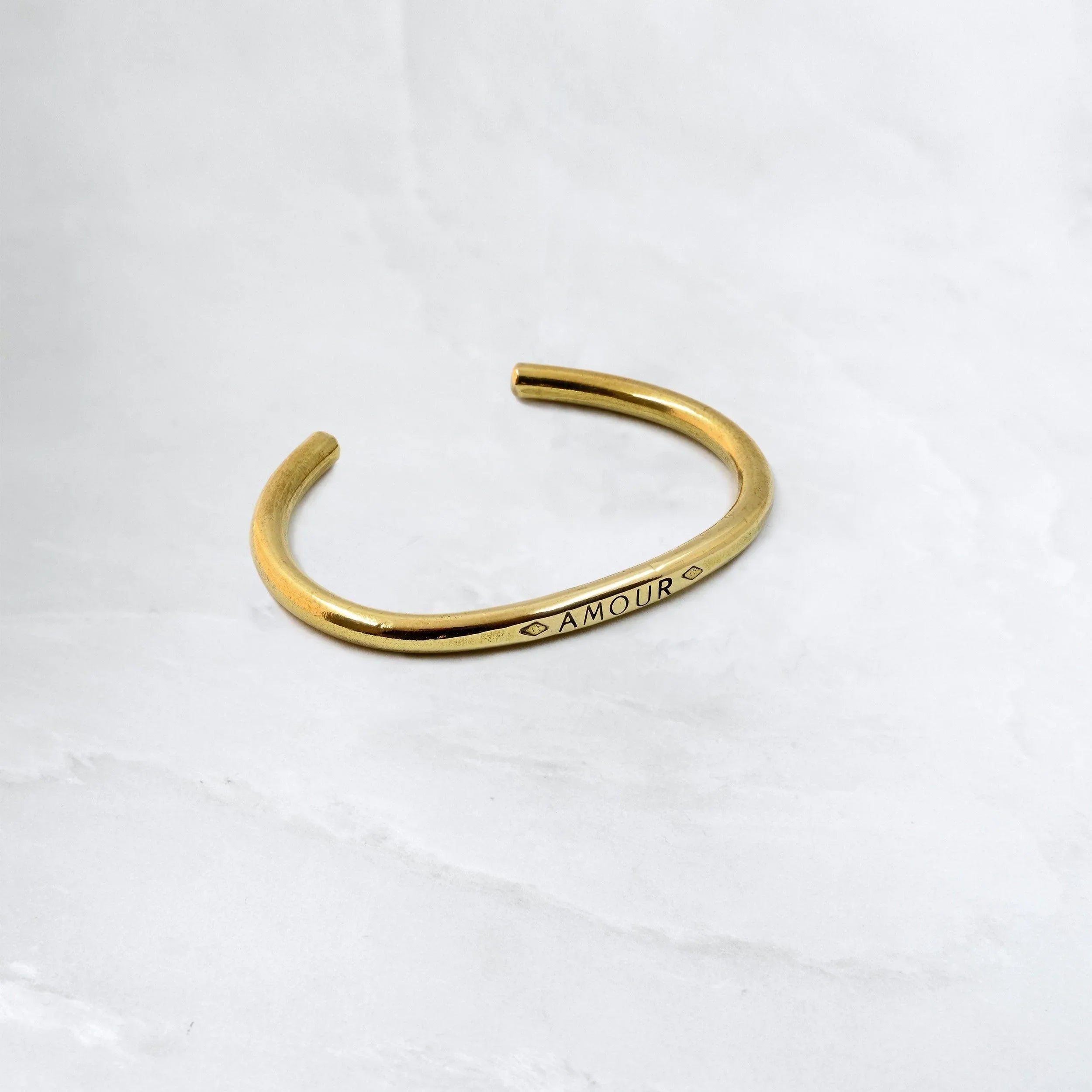 Bracelet JONC - LAITON, Amour - Roseparo Bijoux