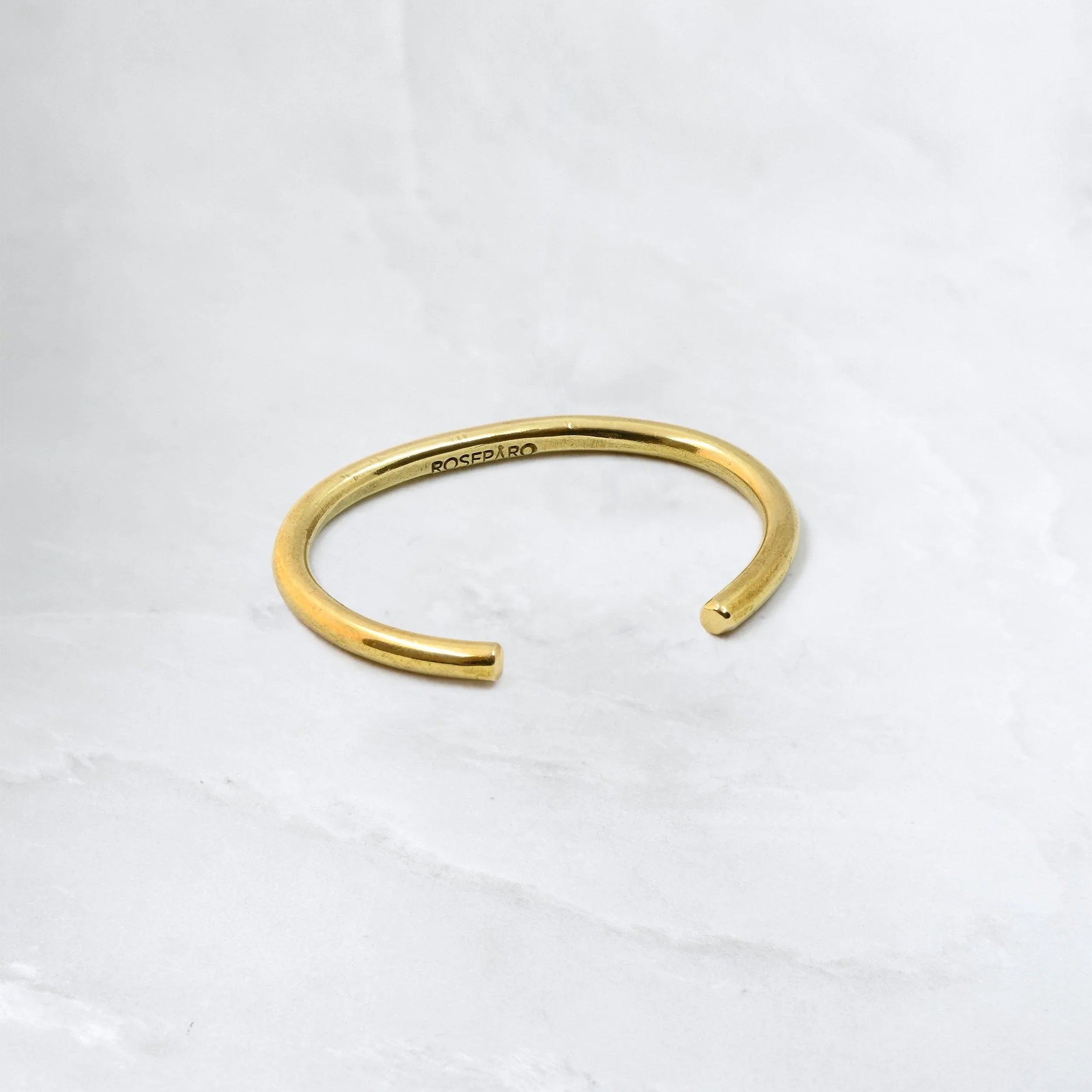 Bracelet JONC - LAITON, Amour - Roseparo Bijoux