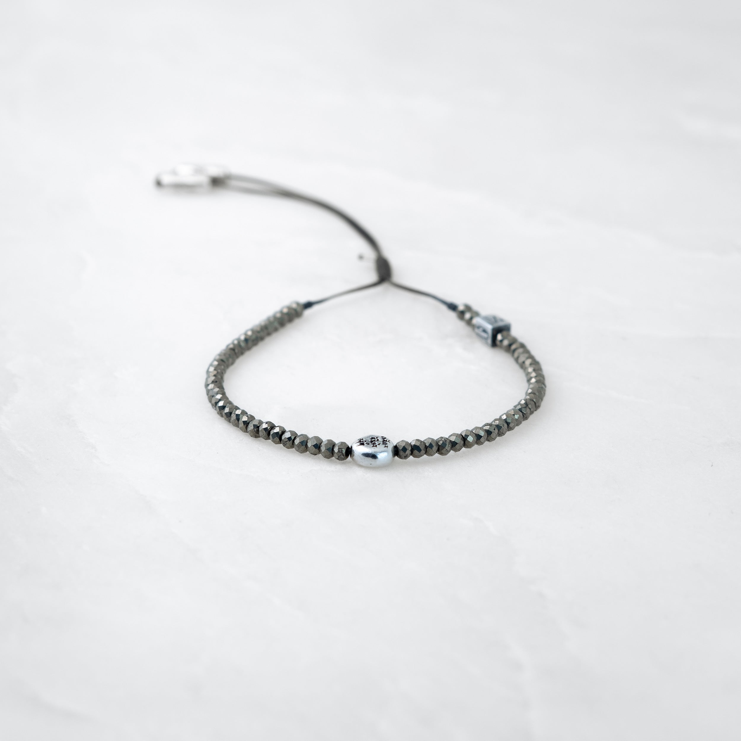 MALA bracelet - Pyrite, silver Mani