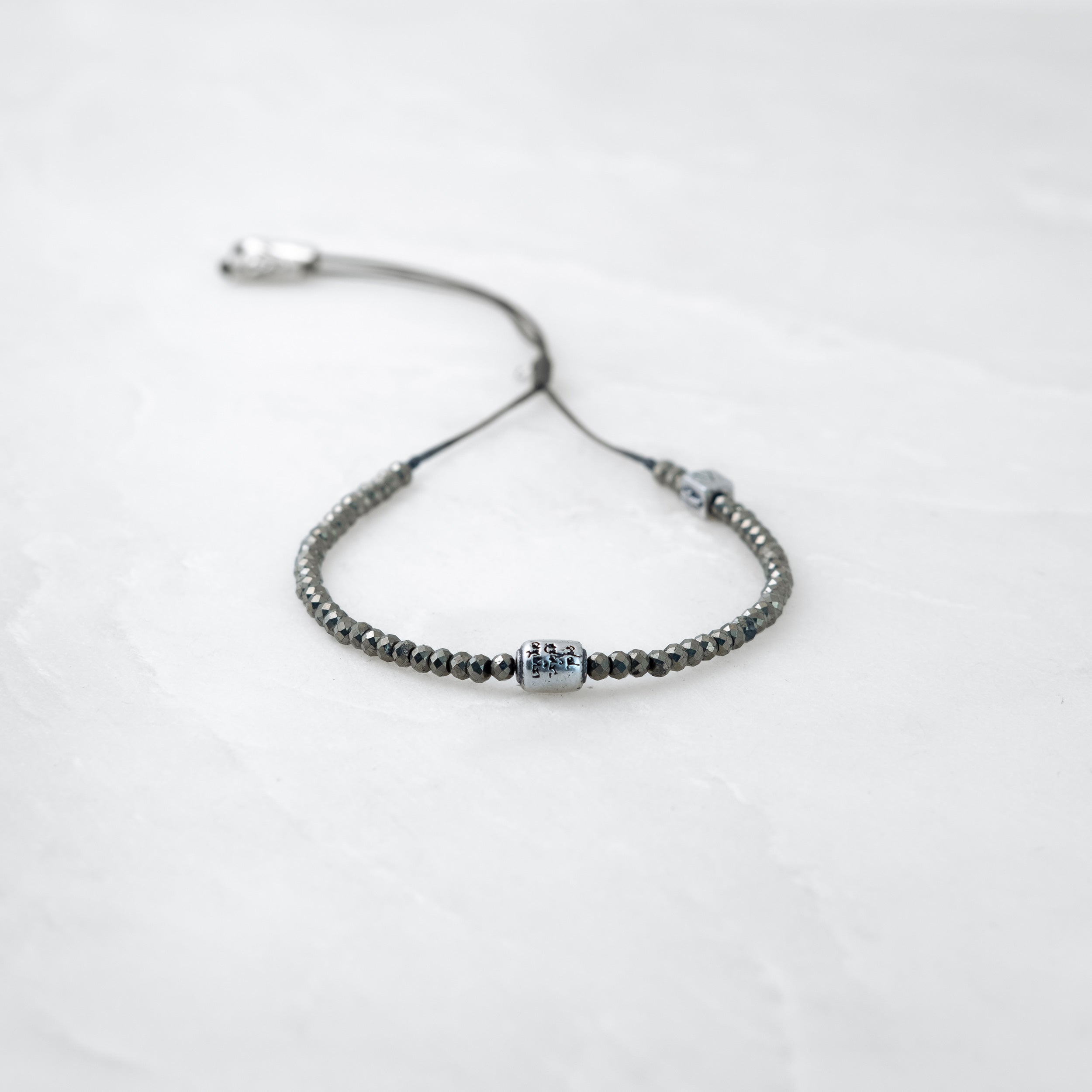 MALA bracelet - Pyrite, silver Manikorlo