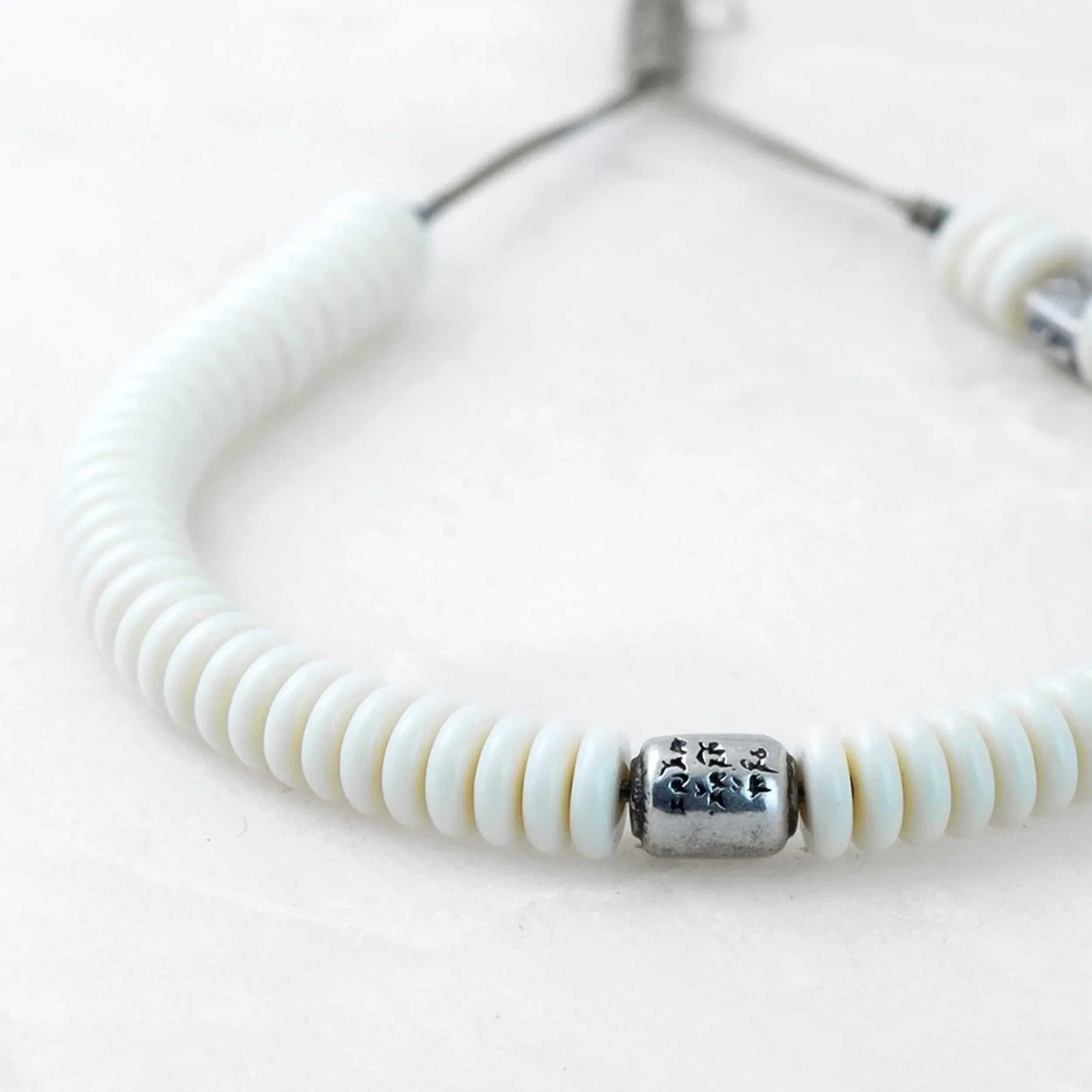 Bracelet MOSO - Résine - argenté - Roseparo Bijoux