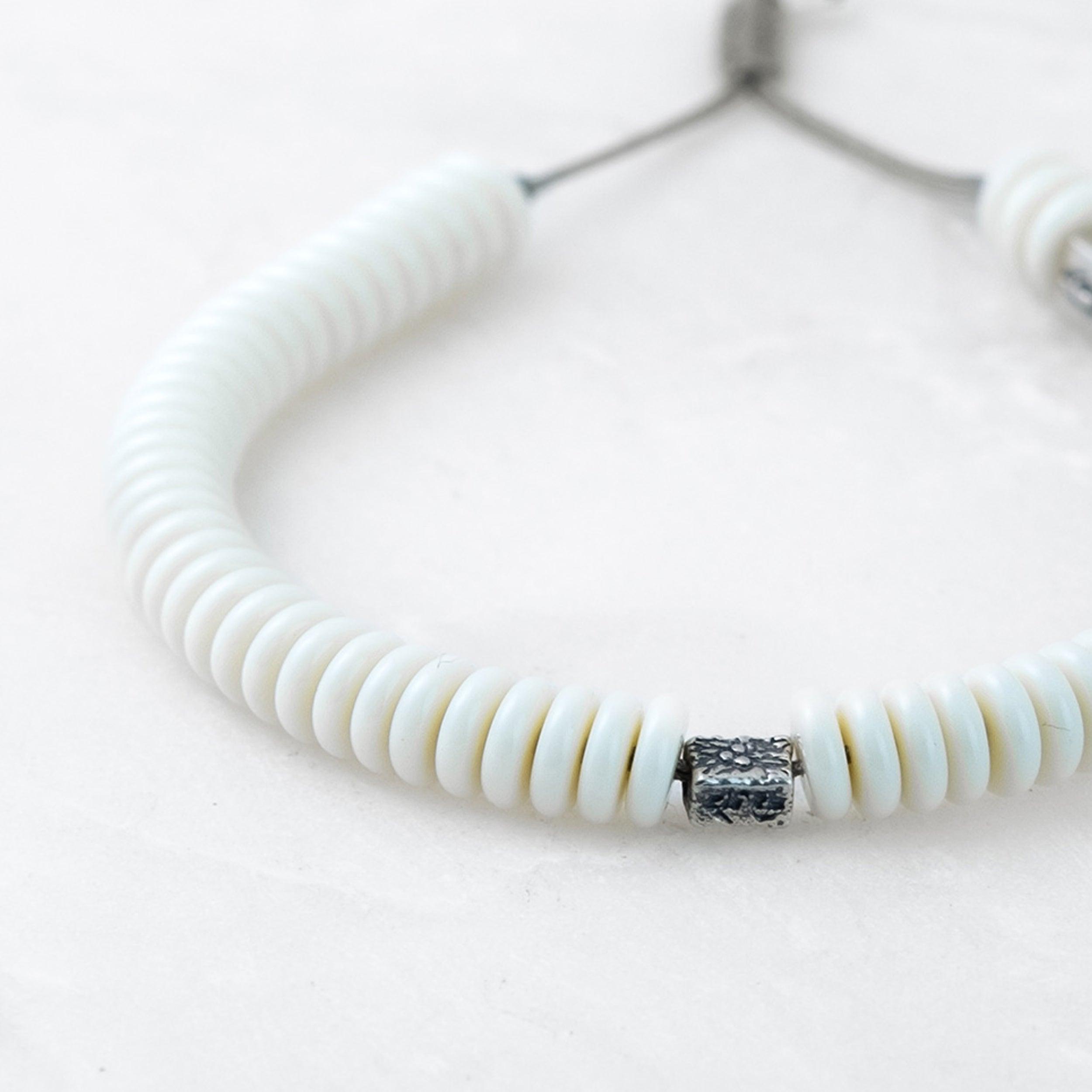 Bracelet MOSO - Résine - argenté - Roseparo Bijoux