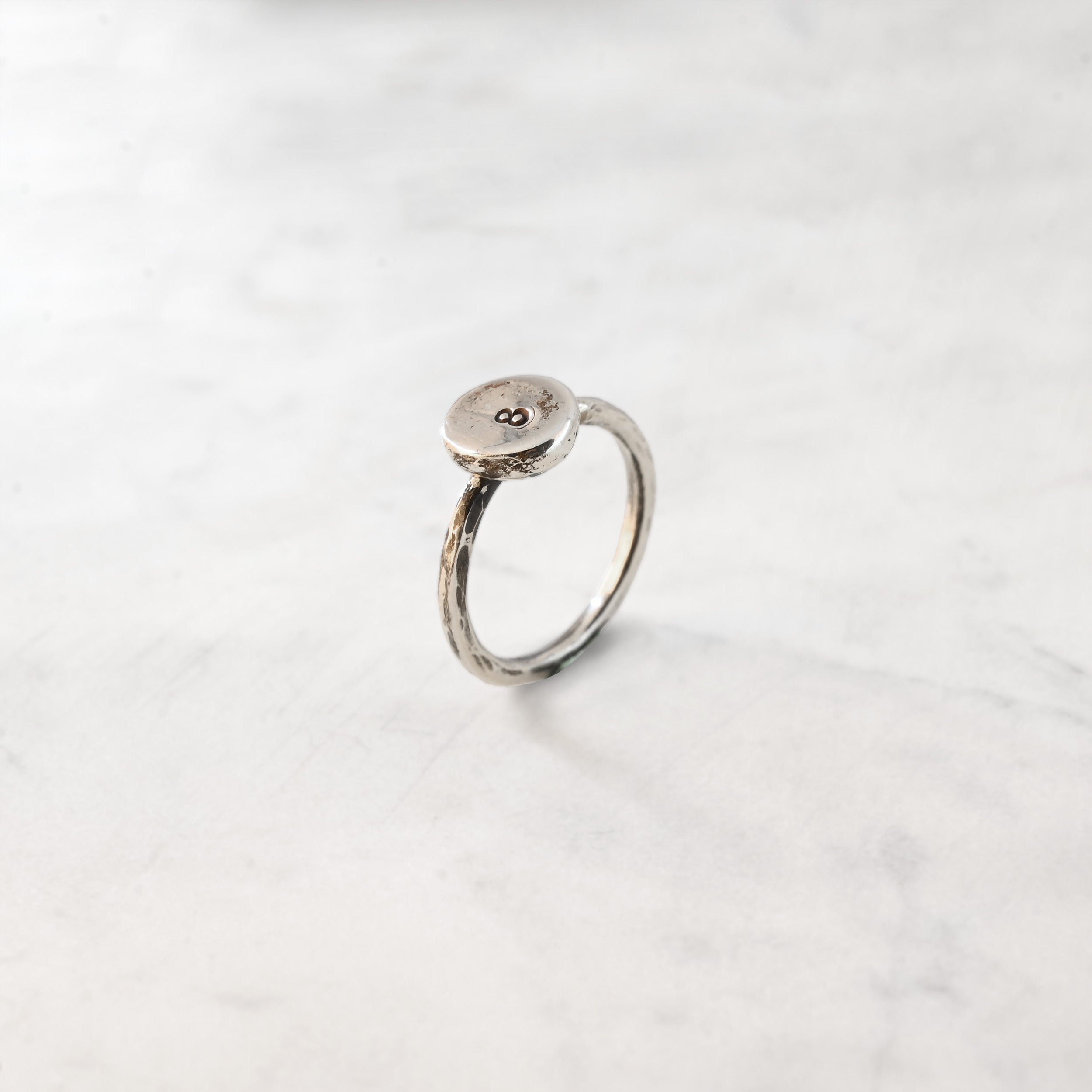 ATELIER ring - 8, silver