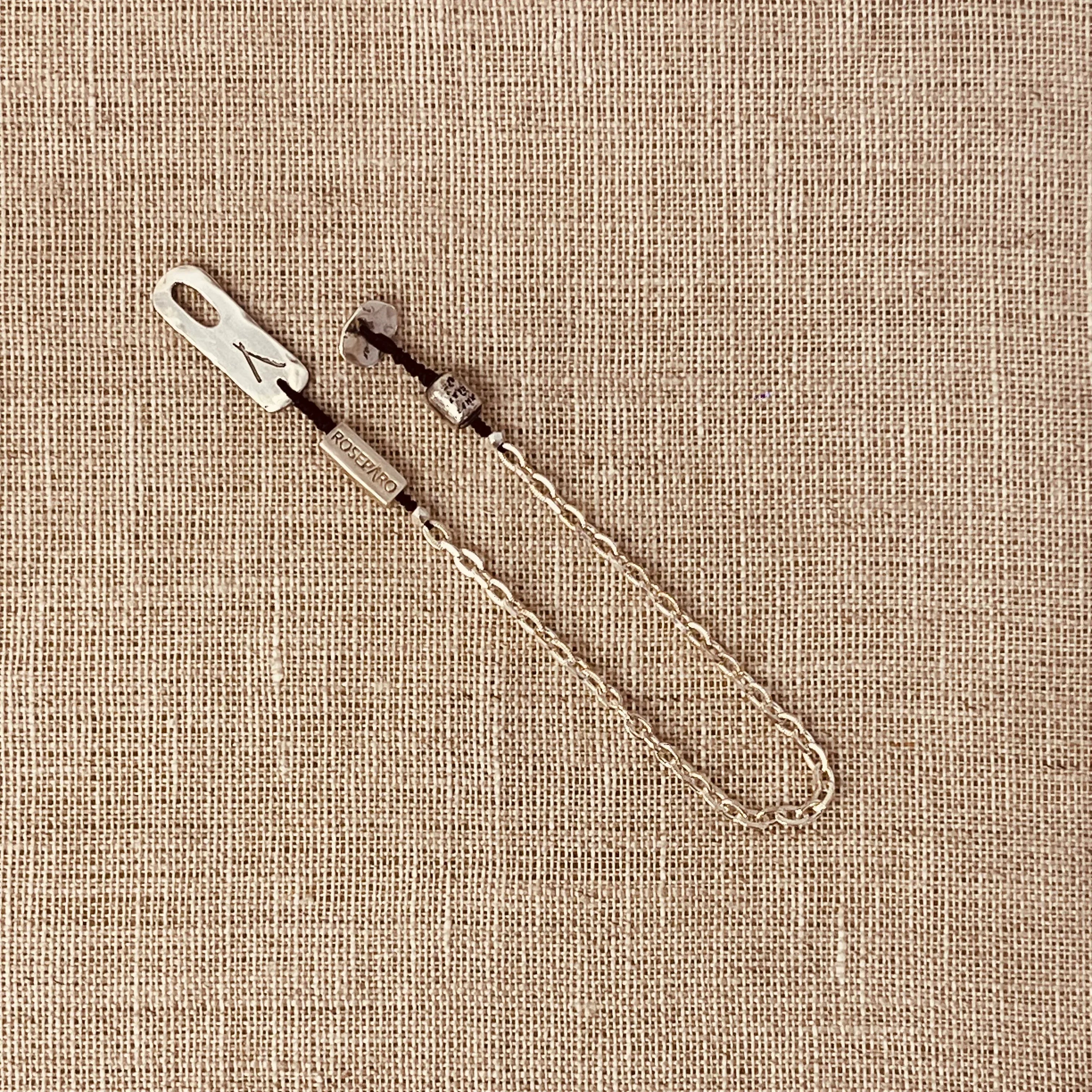 Bracelet Atelier - chaîne argent
