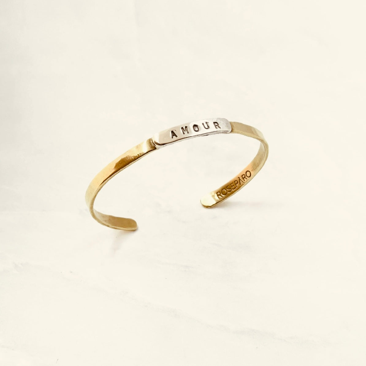 Jonc - ATELIER AMOUR, Laiton & Argent