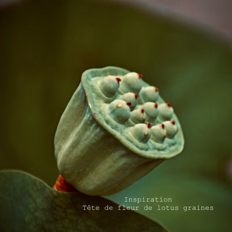 Collier - Petite fleur Turquoise & corail