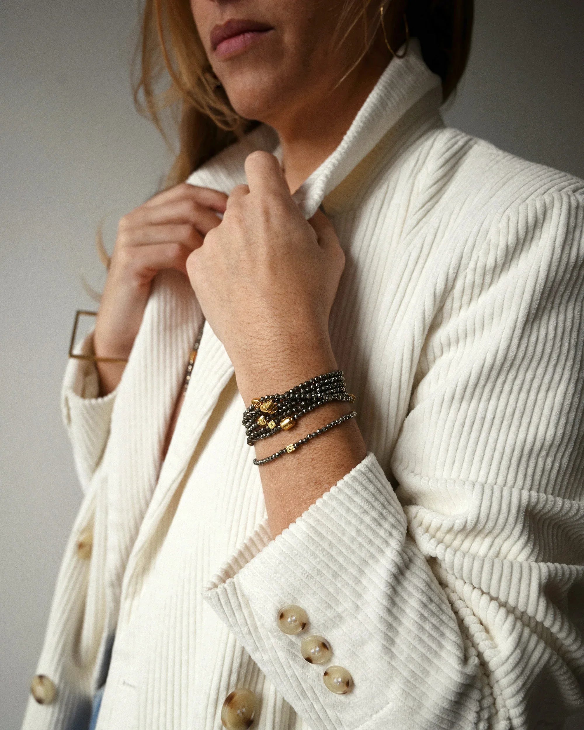 MALA bracelet - Pyrite, Manikorlo