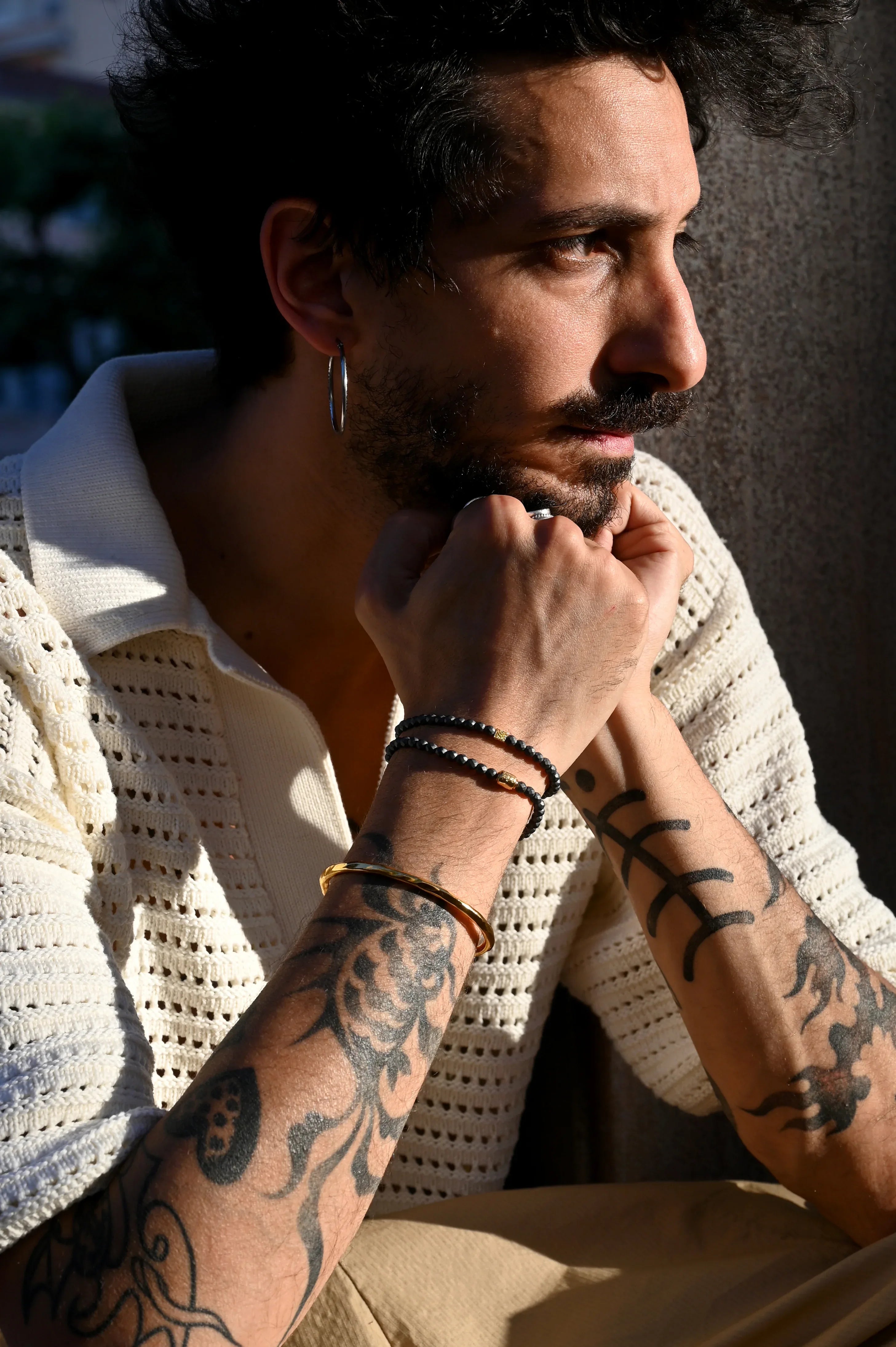 Bracelet MALA - Basalte
