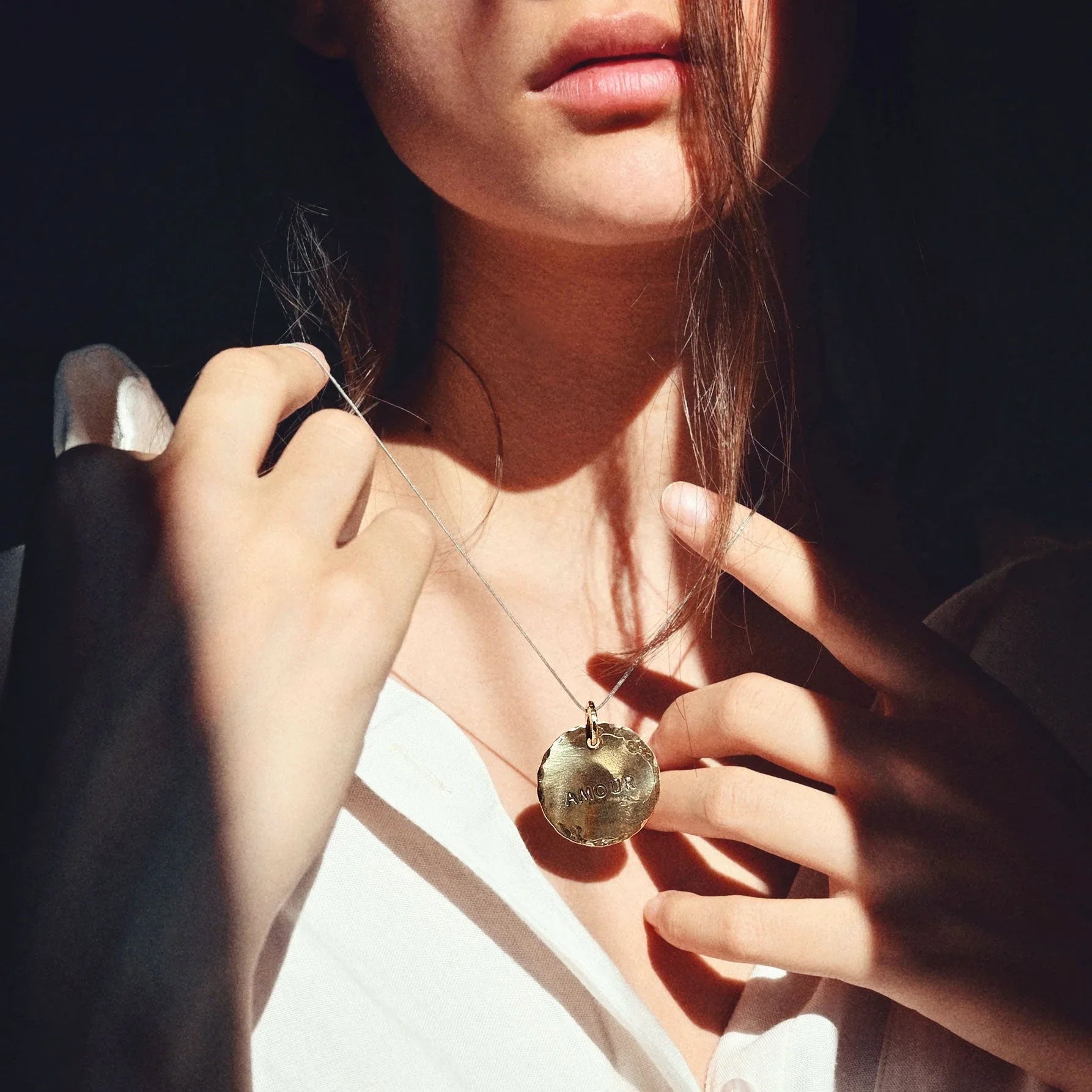 ATELIER Necklace - Love Medal, gold