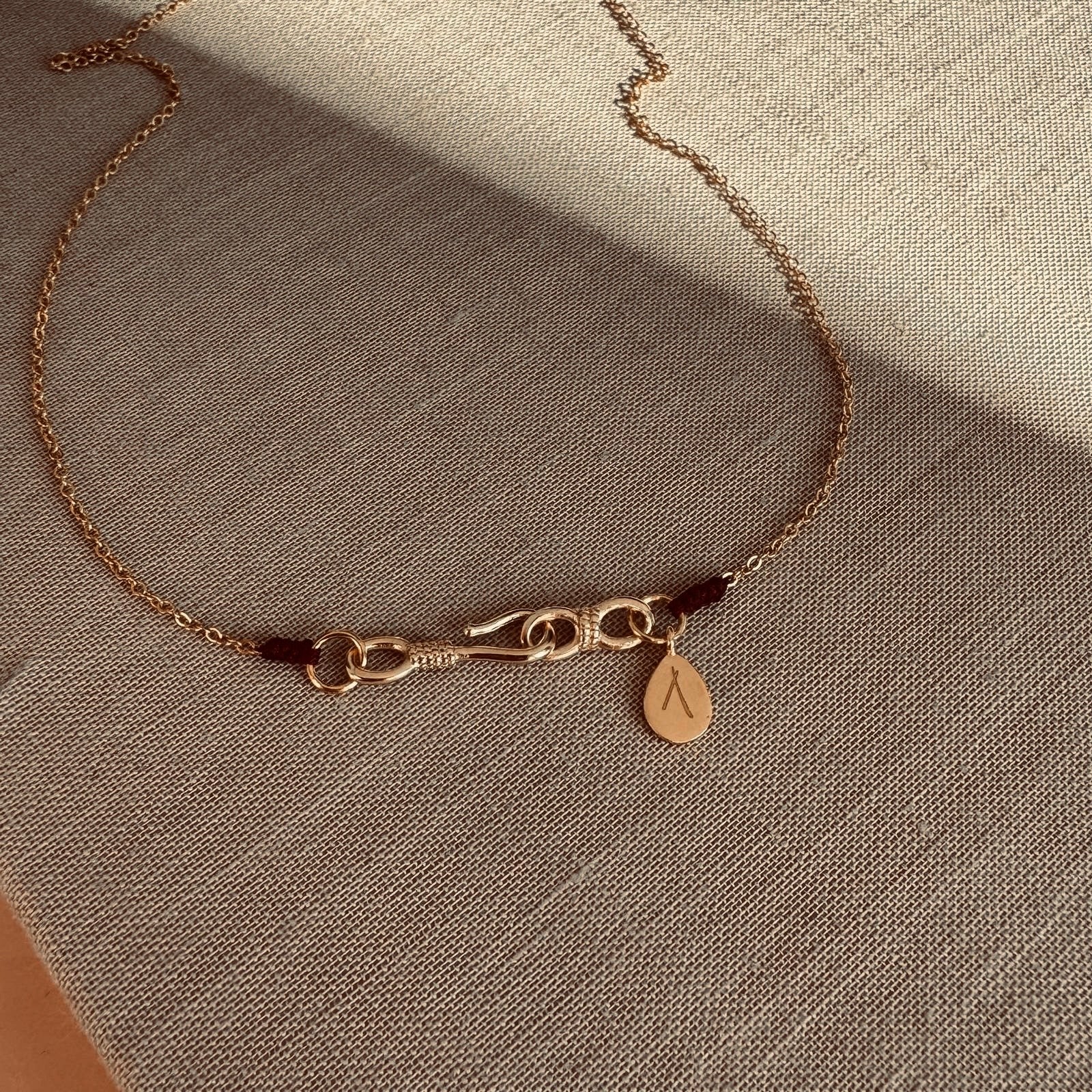 Collier - Petite fleur Turquoise & corail