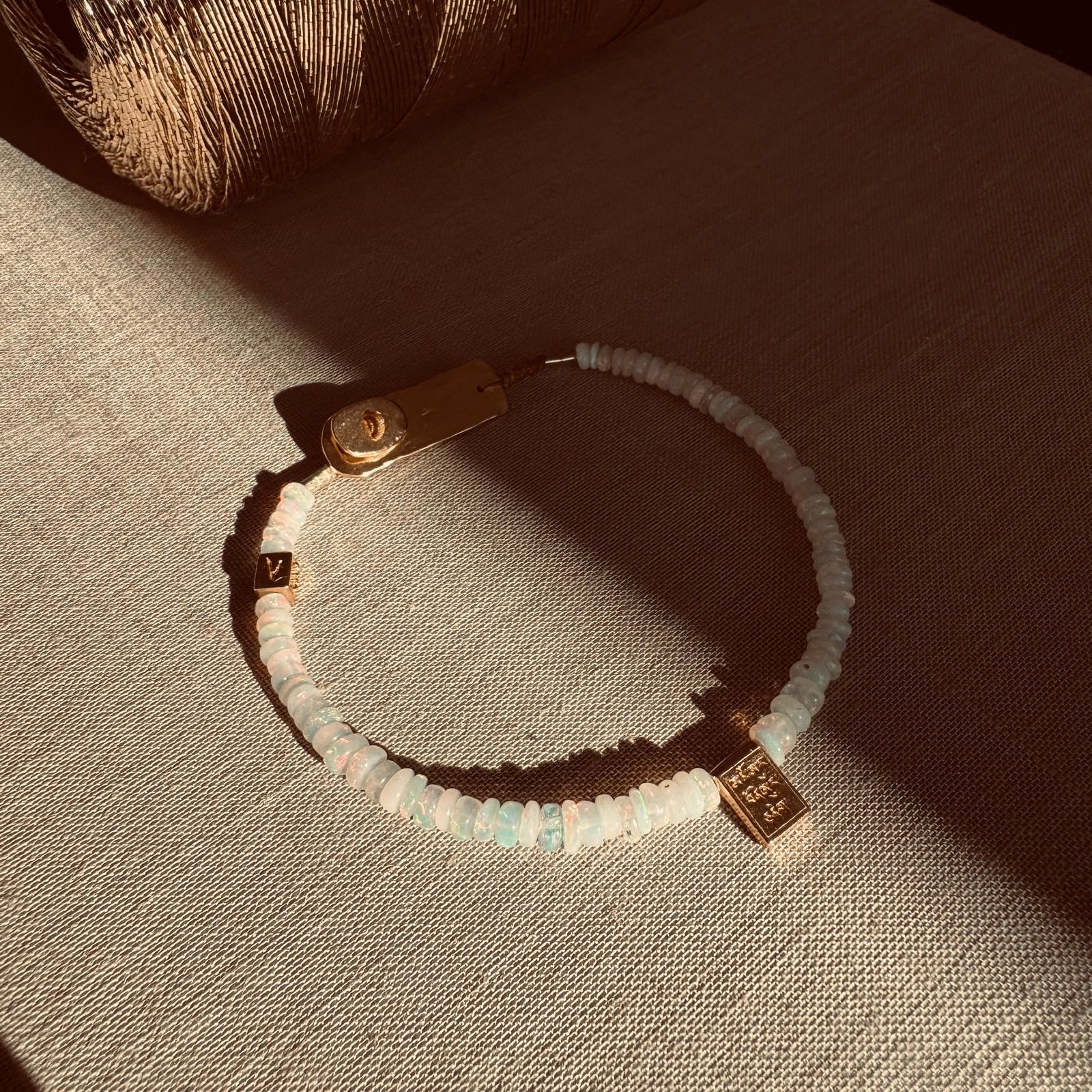 Bracelet Mala précieux - Opale