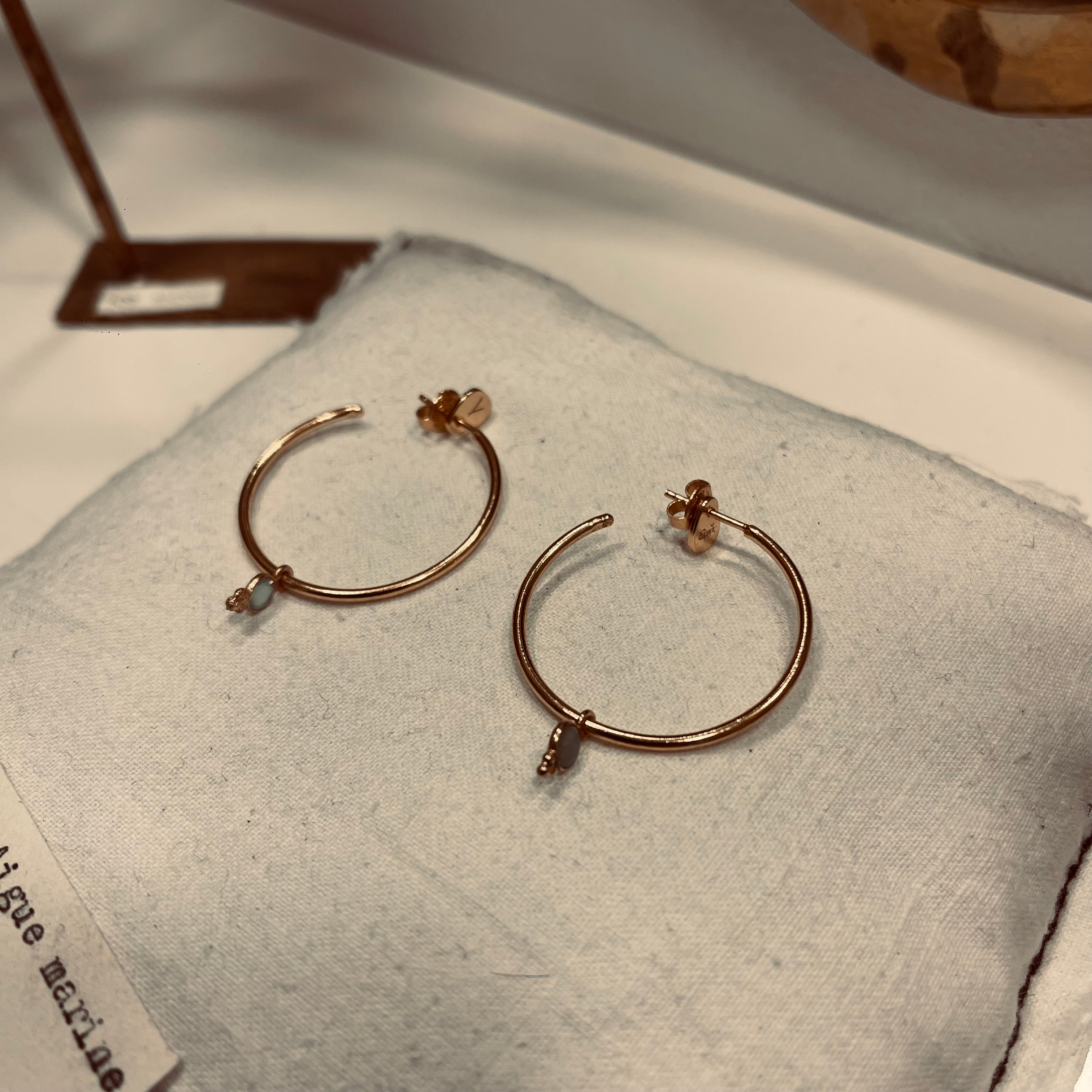 Boucles d’oreilles précieux