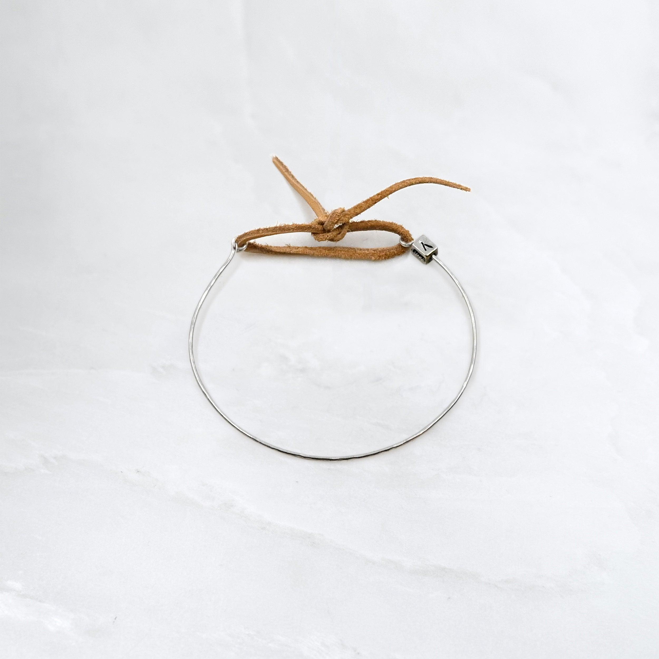 Bracelet ATELIER FIL D'ARGENT - Cuir - Roseparo Bijoux