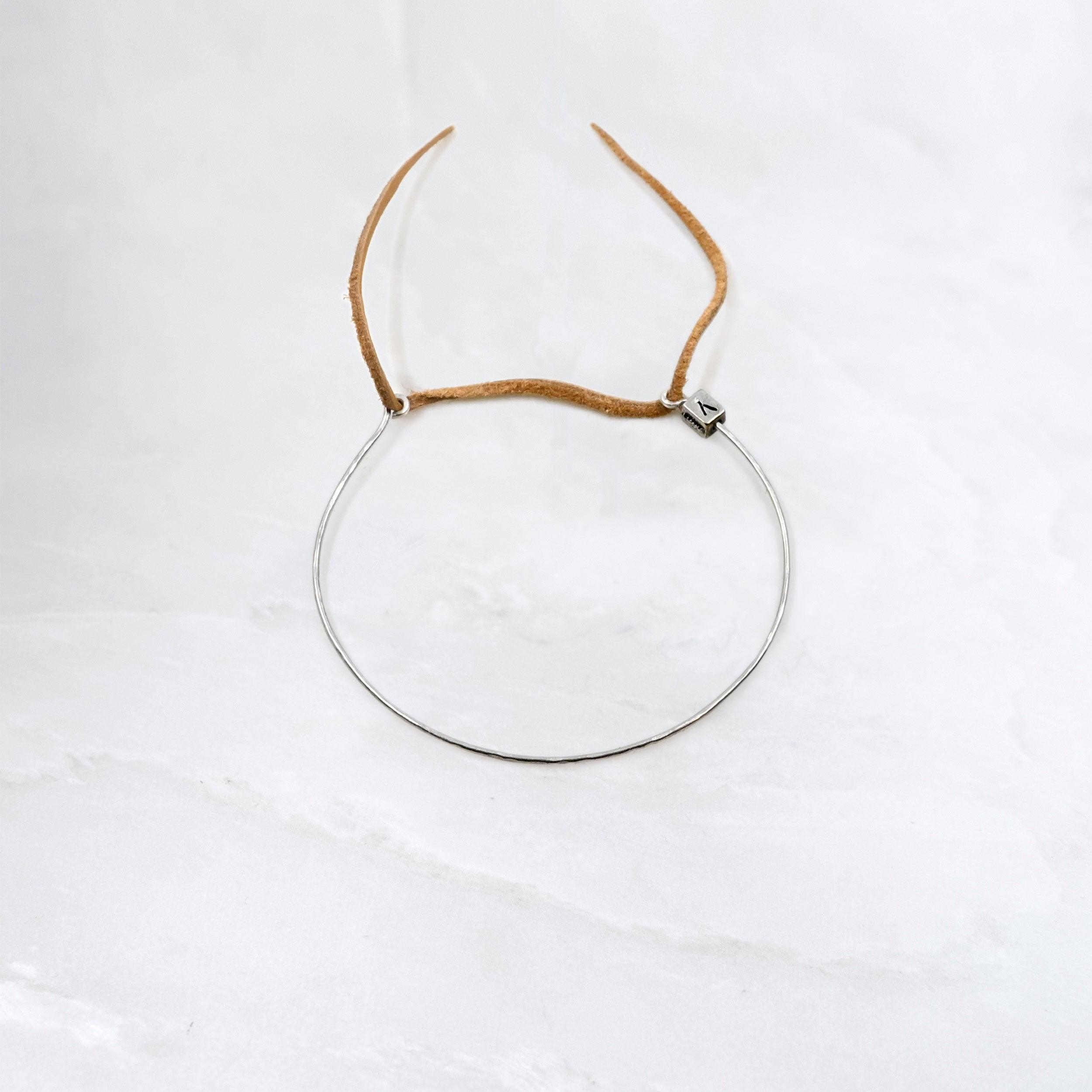 Bracelet ATELIER FIL D'ARGENT - Cuir - Roseparo Bijoux