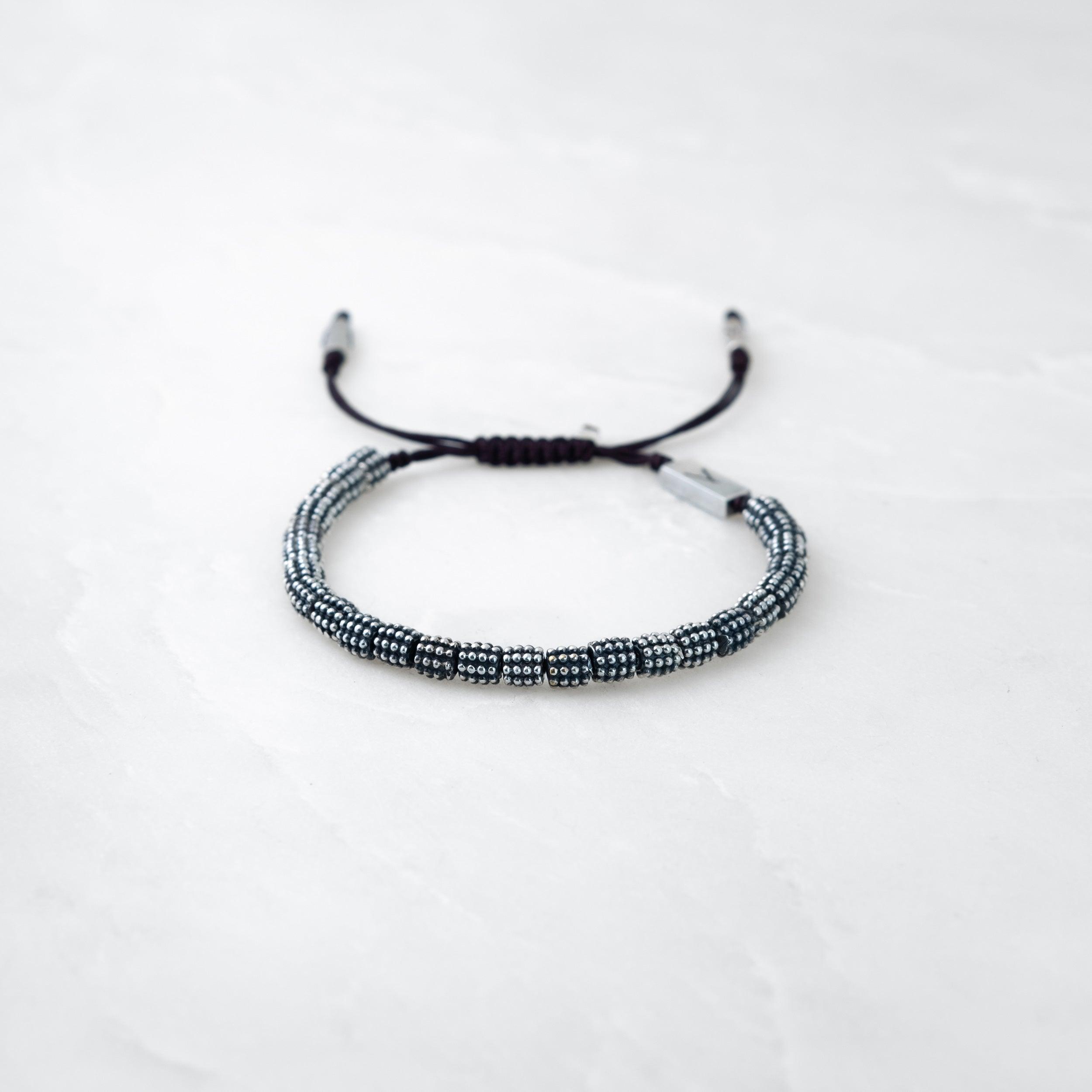 Bracelet ESSENTIEL - Dampa argenté - Roseparo Bijoux