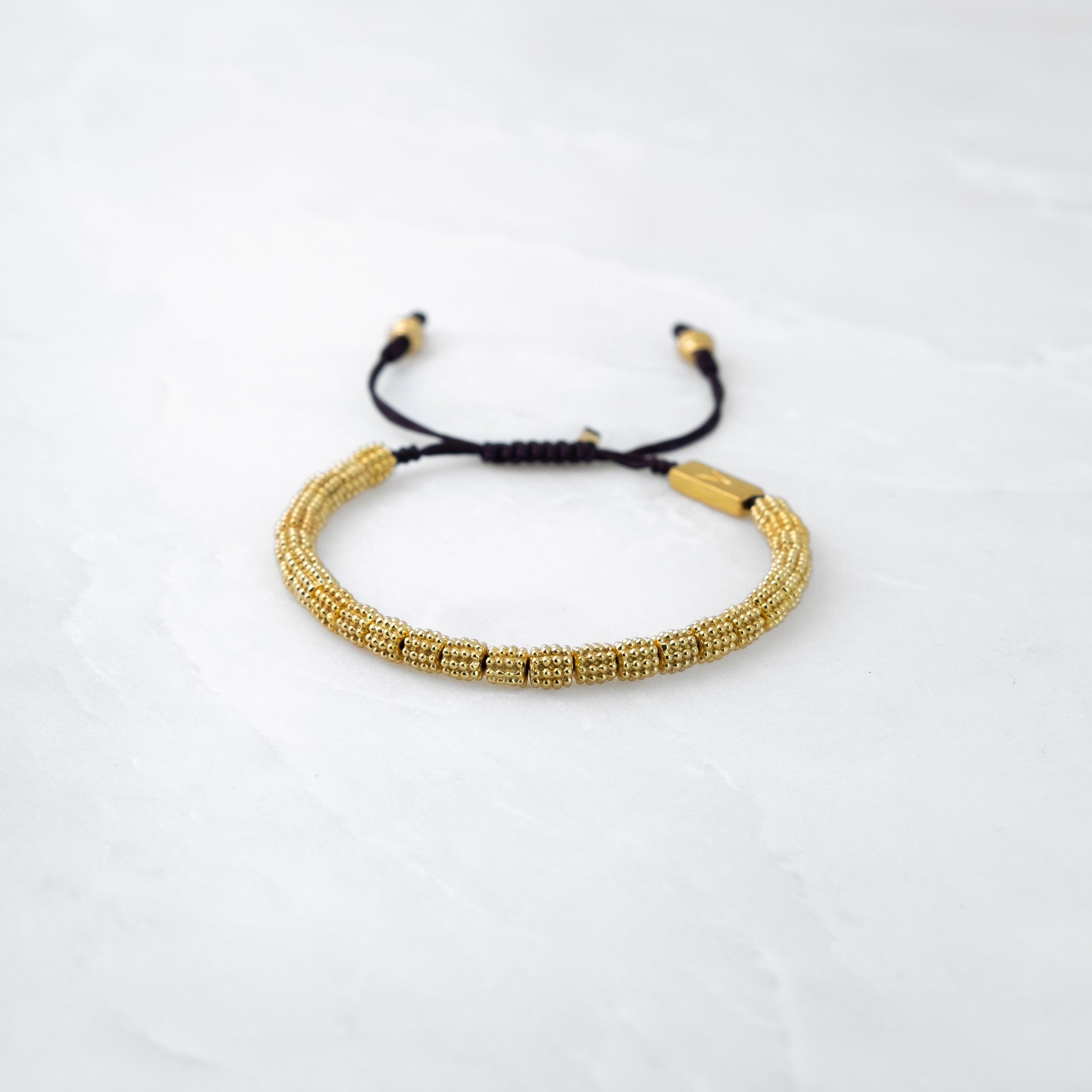 Bracelet ESSENTIEL - Dampa doré - Roseparo Bijoux