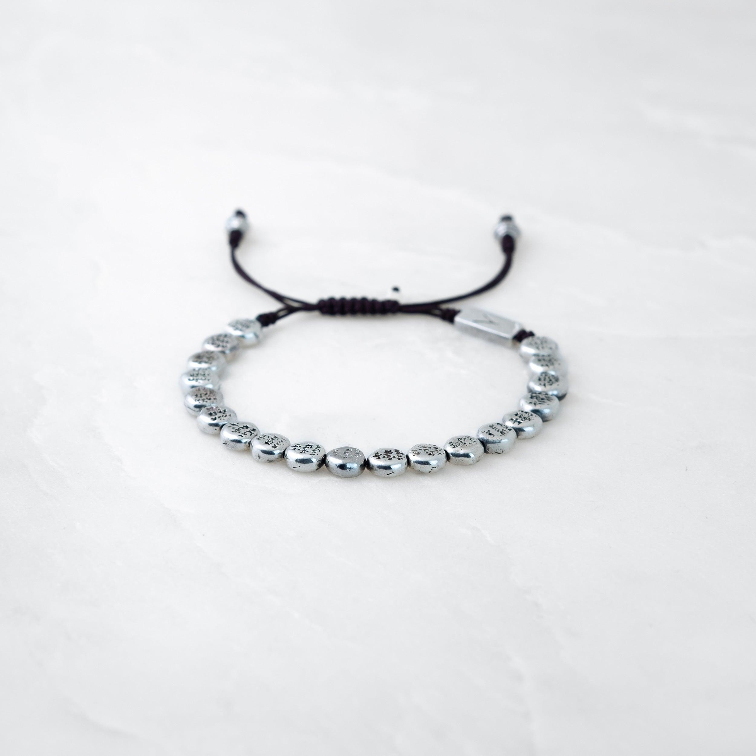 Bracelet ESSENTIEL - Mani argenté - Roseparo Bijoux