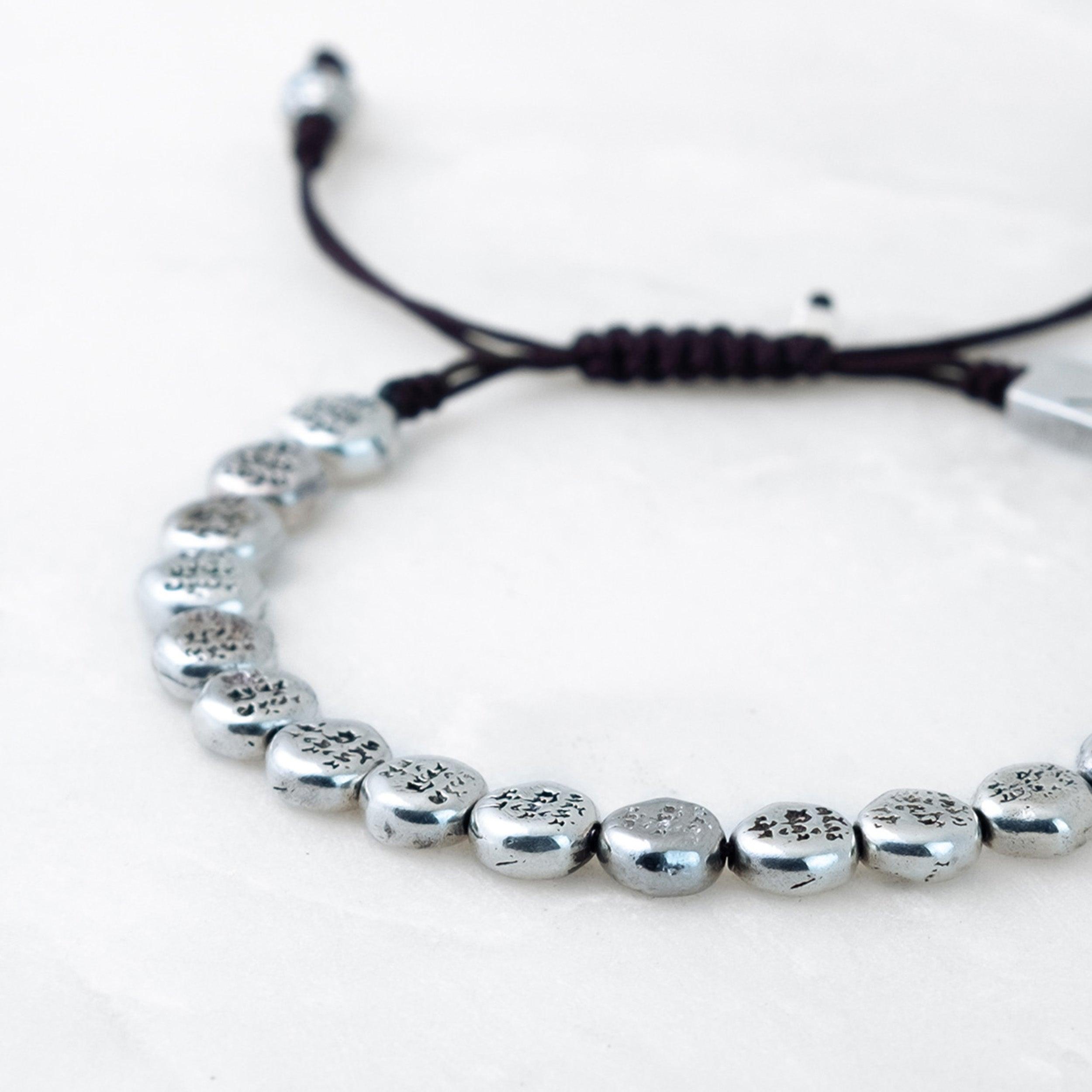 Bracelet ESSENTIEL - Mani argenté - Roseparo Bijoux