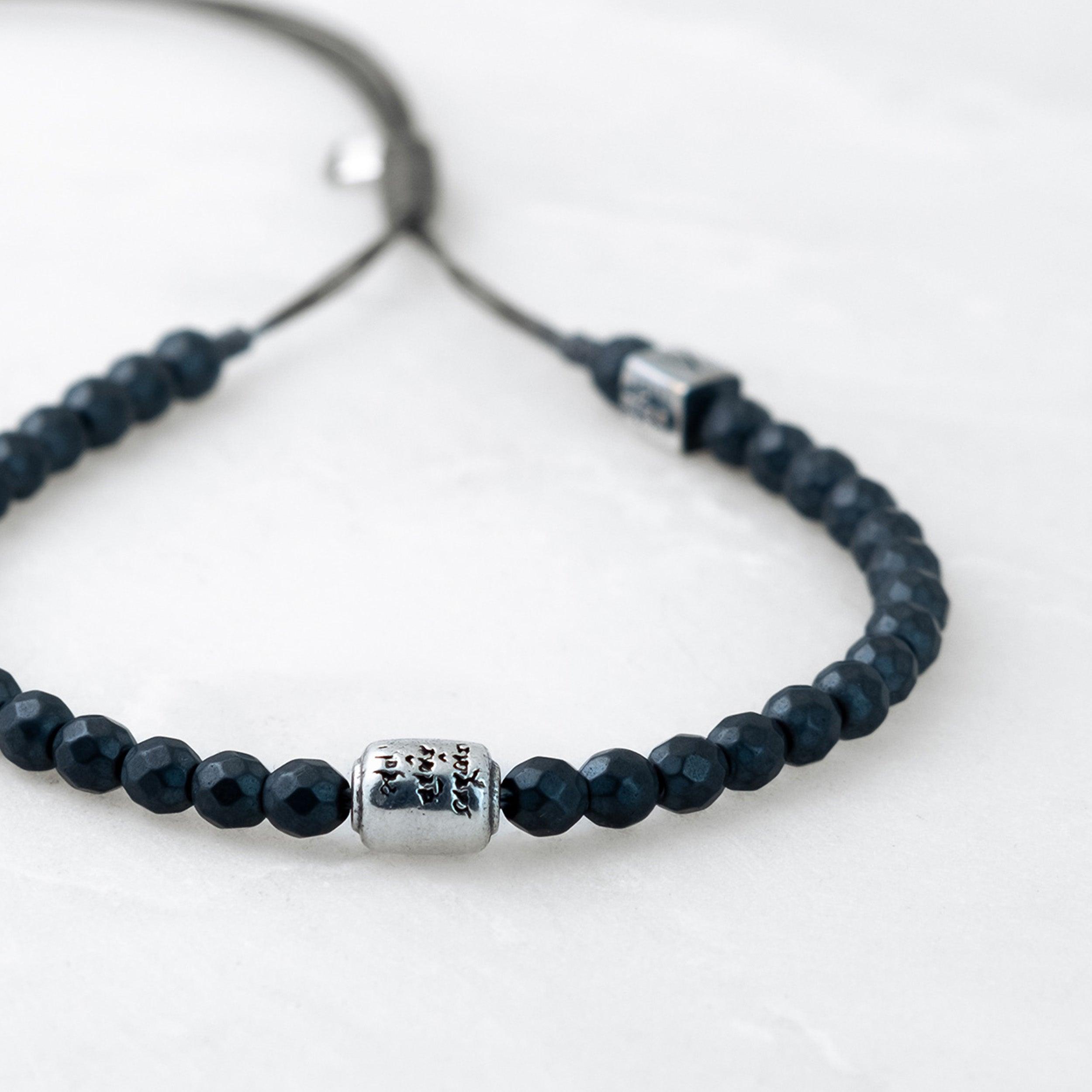 Bracelet MALA - Hématite-Argenté - Roseparo Bijoux