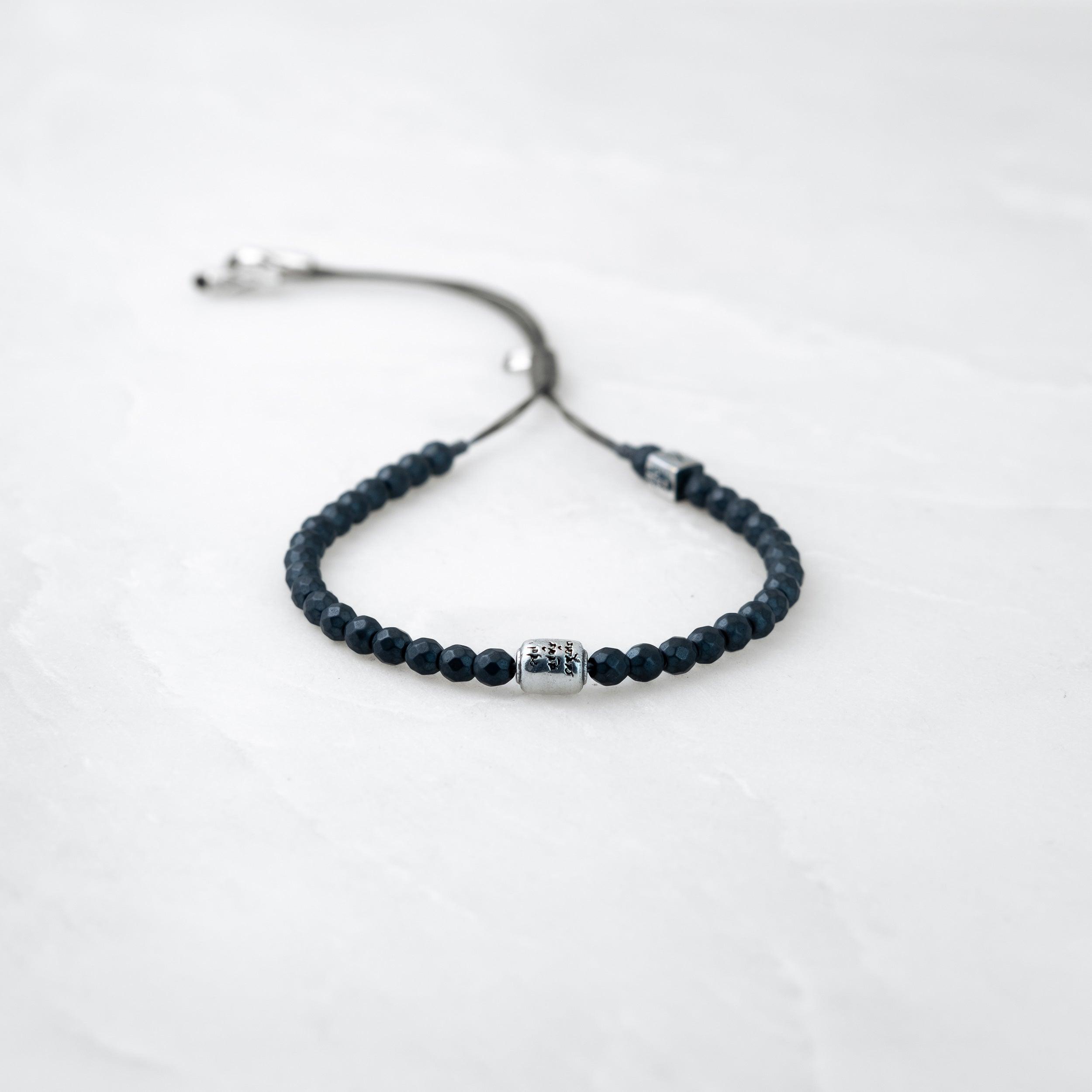 Bracelet MALA - Hématite-Argenté - Roseparo Bijoux