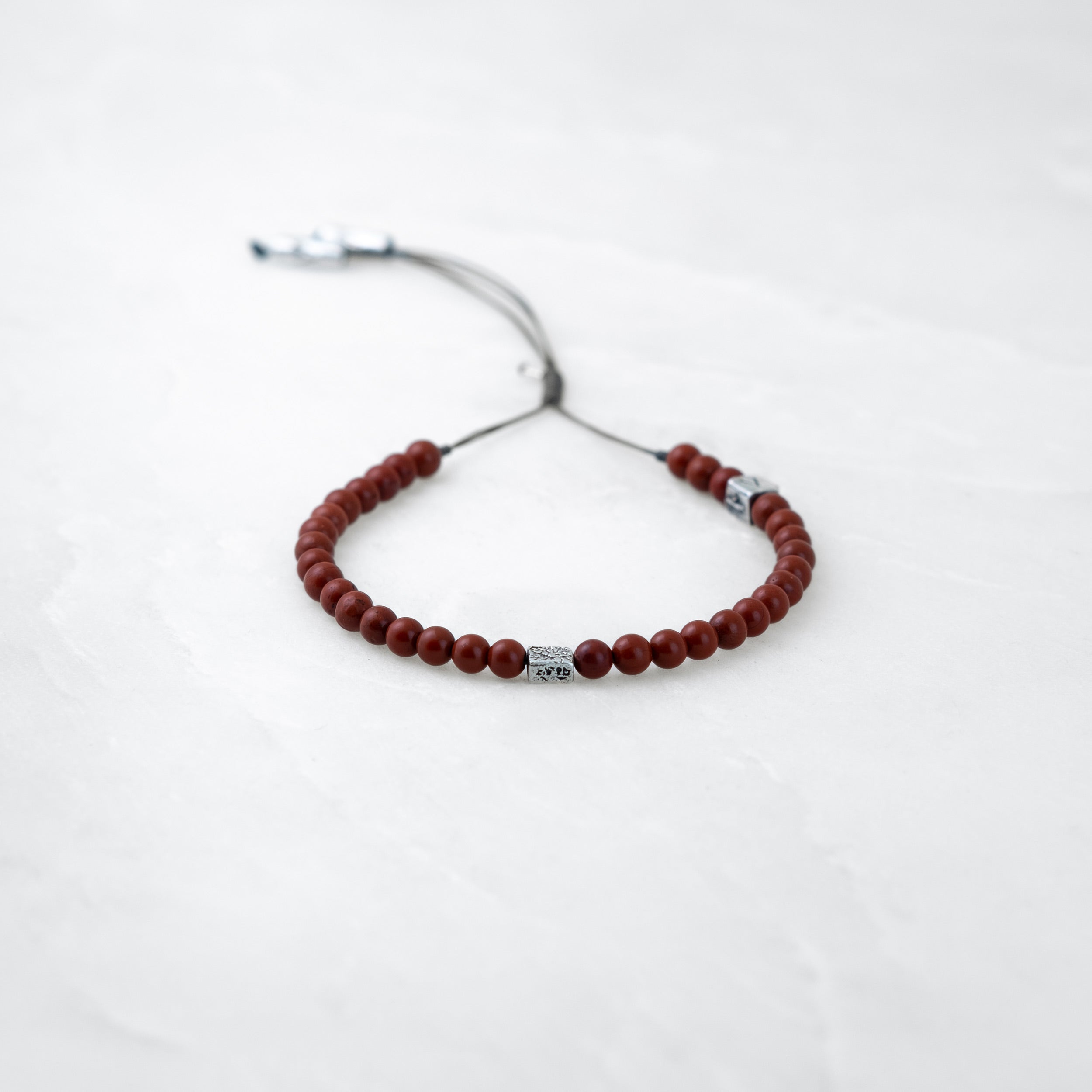 Bracelet MALA - Jaspe, Bodhi argenté