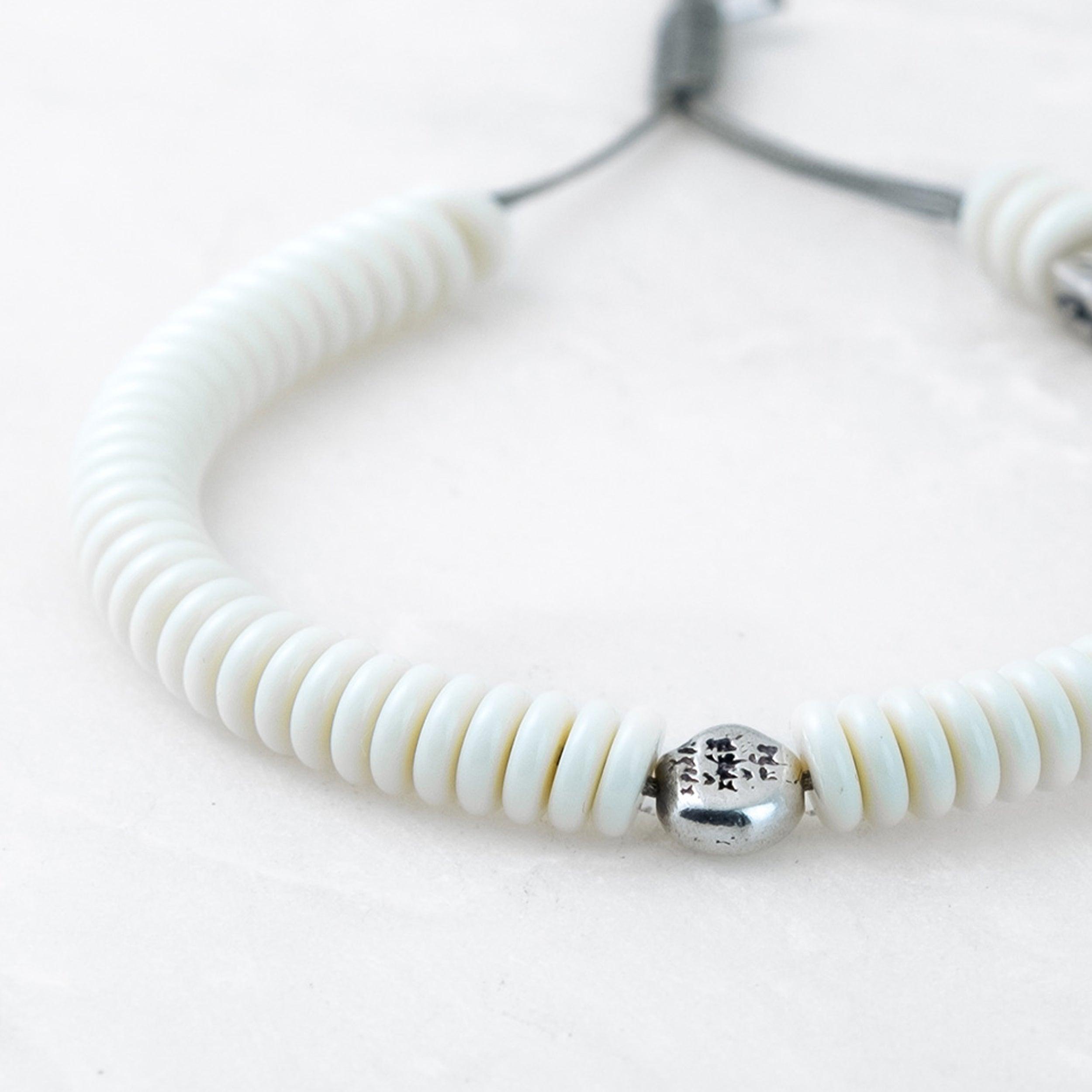 Bracelet MOSO - Résine - argenté - Roseparo Bijoux