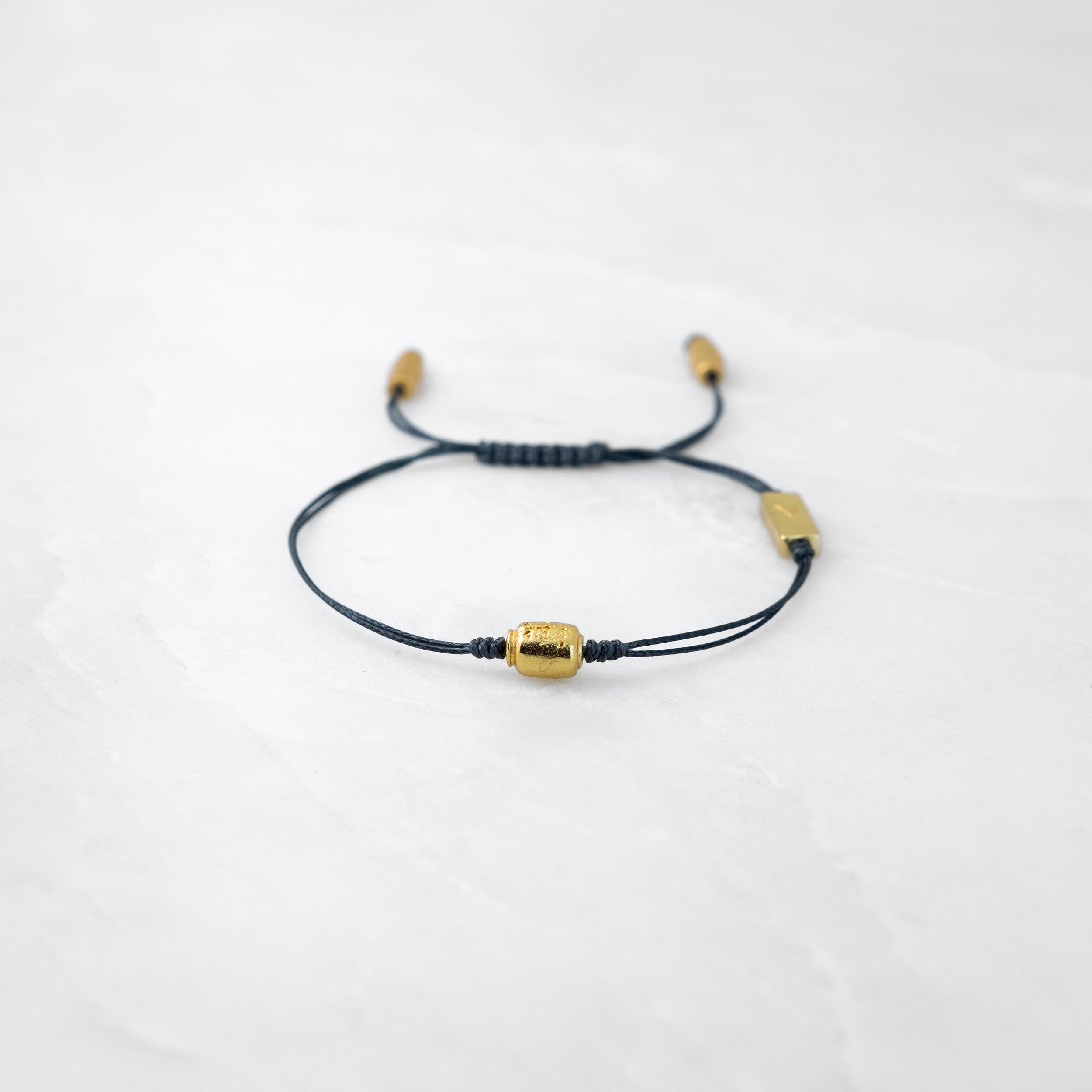 Bracelet CHANCE SIGNATURE - Manikorlo doré - Roseparo Bijoux