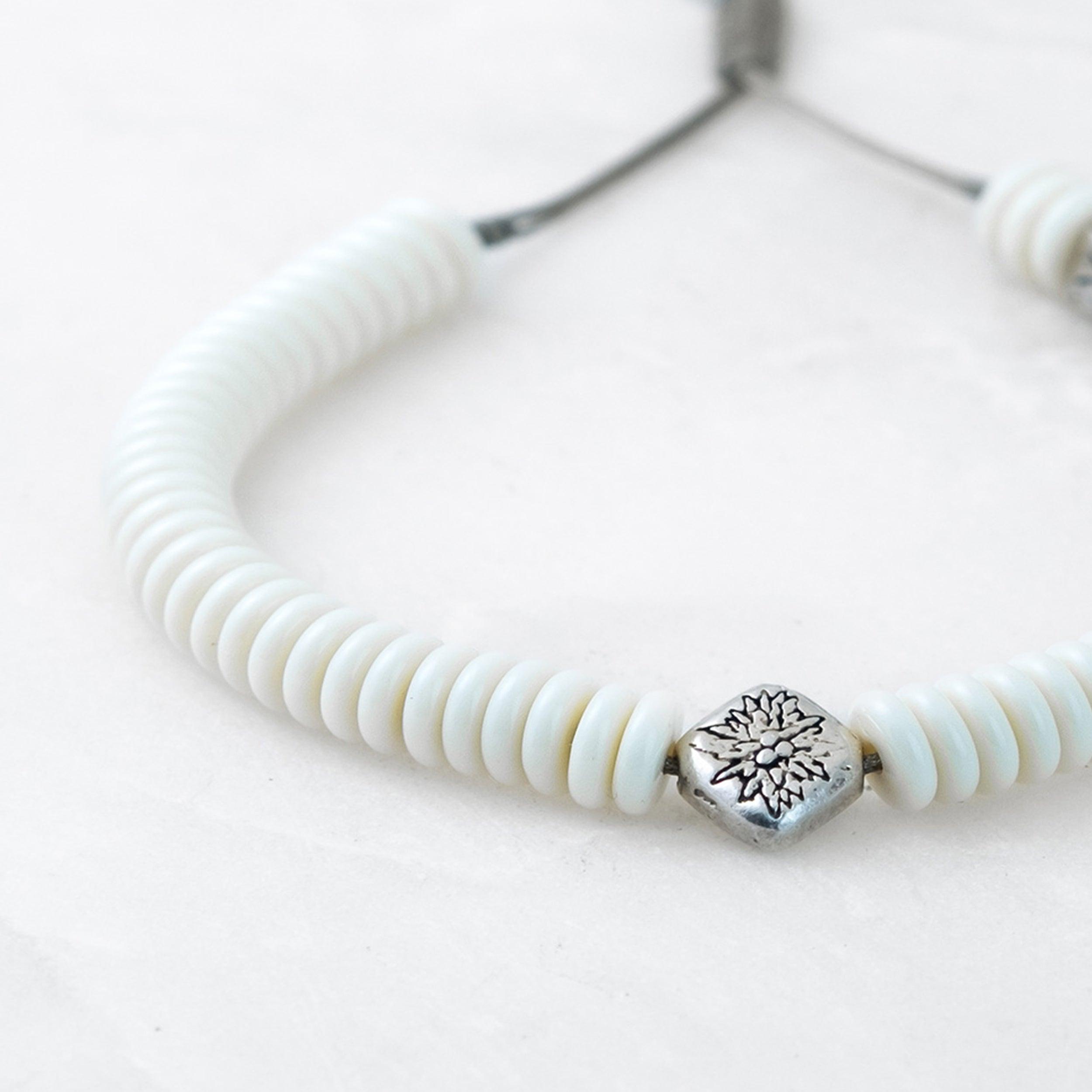 Bracelet MOSO - Résine - argenté - Roseparo Bijoux