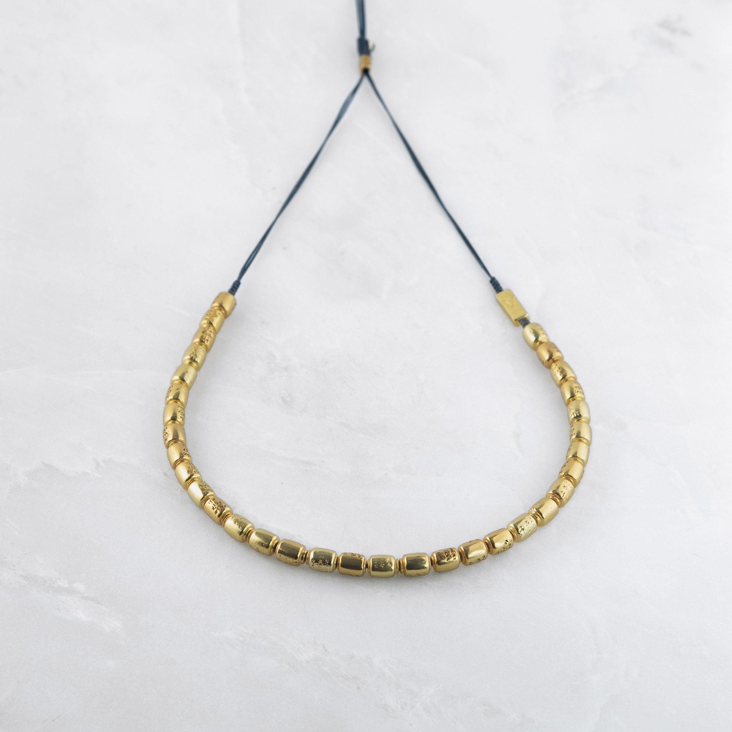 Collier ESSENTIEL - Manikorlo doré - Roseparo Bijoux