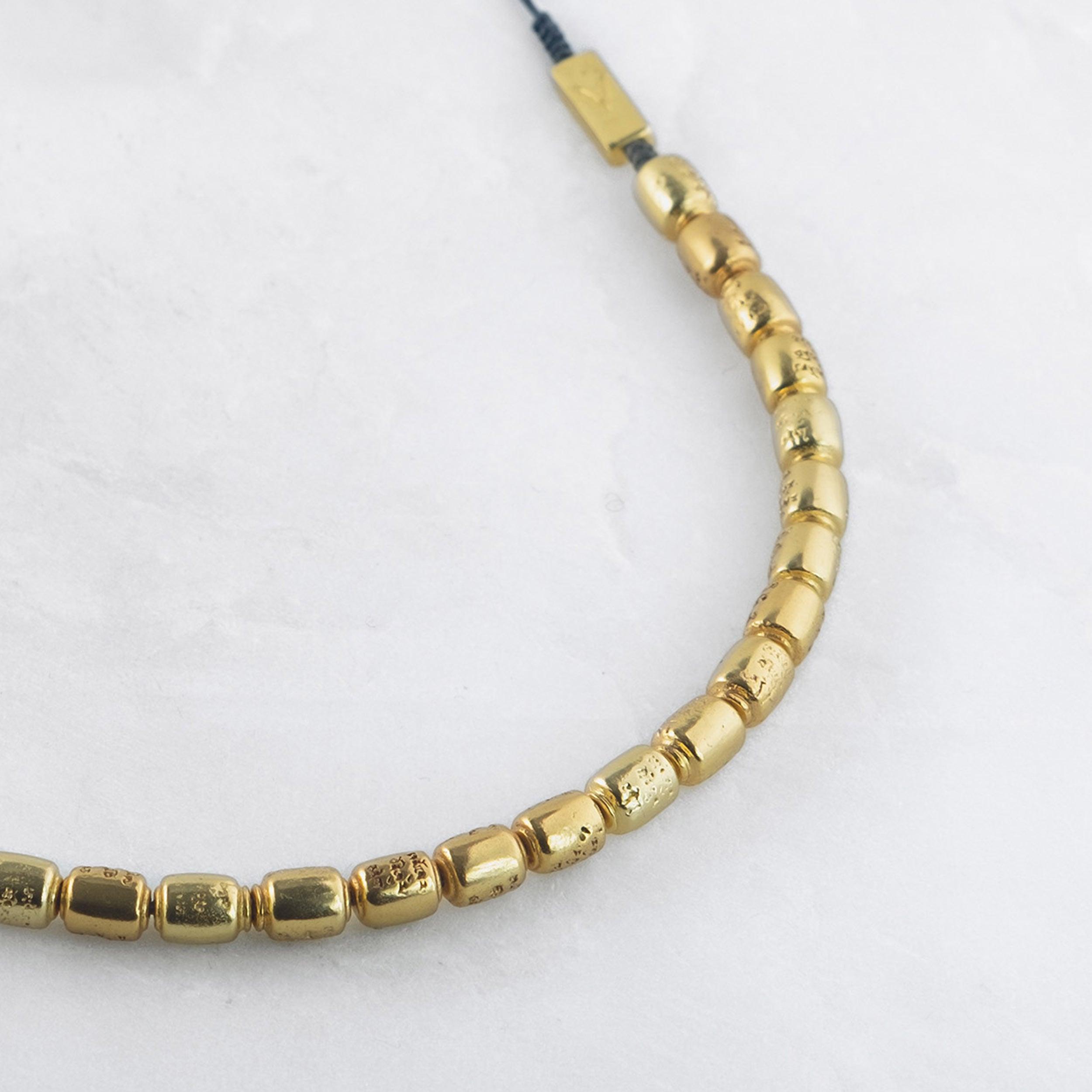 Collier ESSENTIEL - Manikorlo doré - Roseparo Bijoux