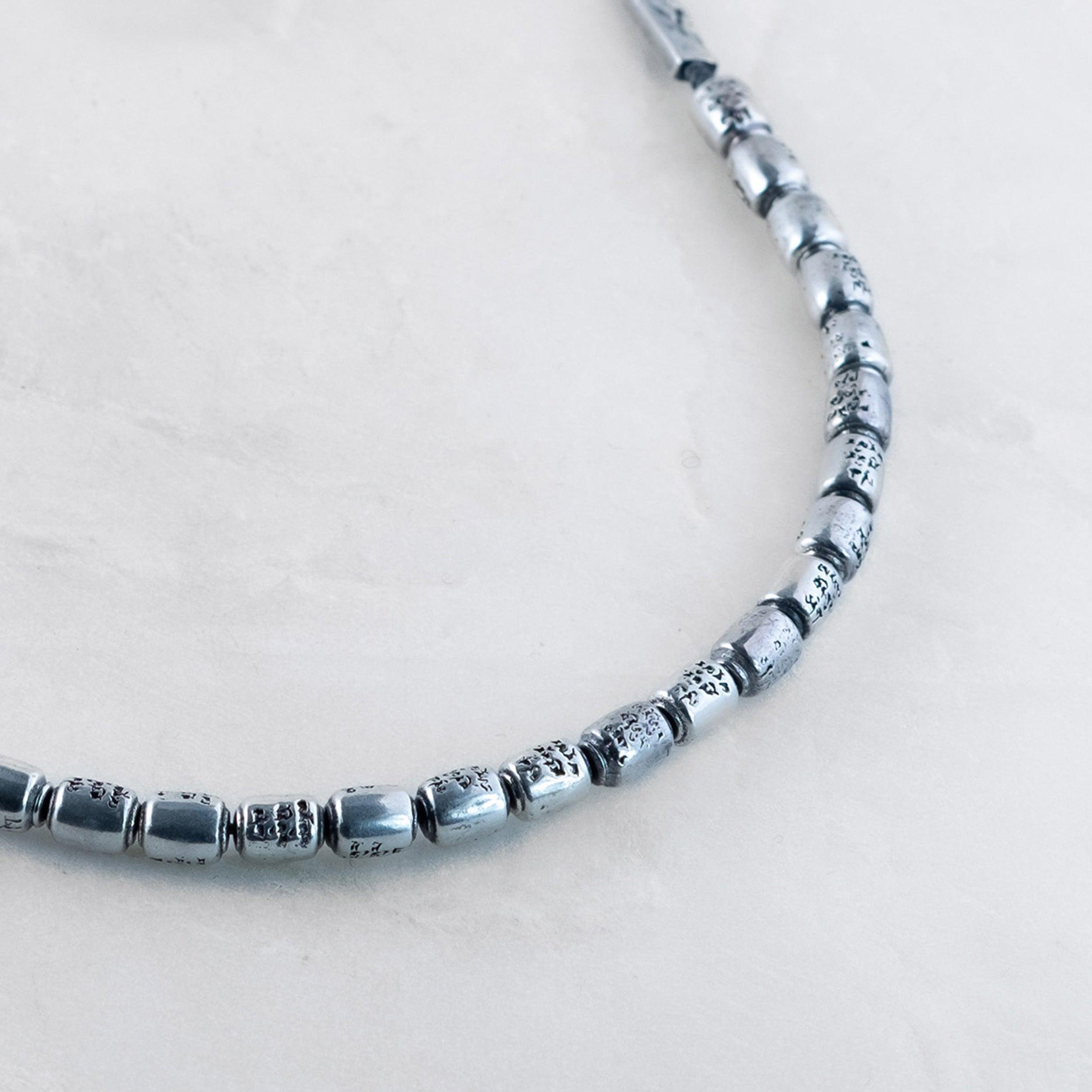 Collier ESSENTIEL - Manikorlo argenté - Roseparo Bijoux